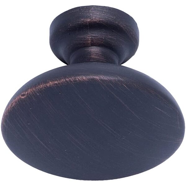 25Pack 1.24" Amazon Basics Round Flat Knobs (OilRubbed Bronze