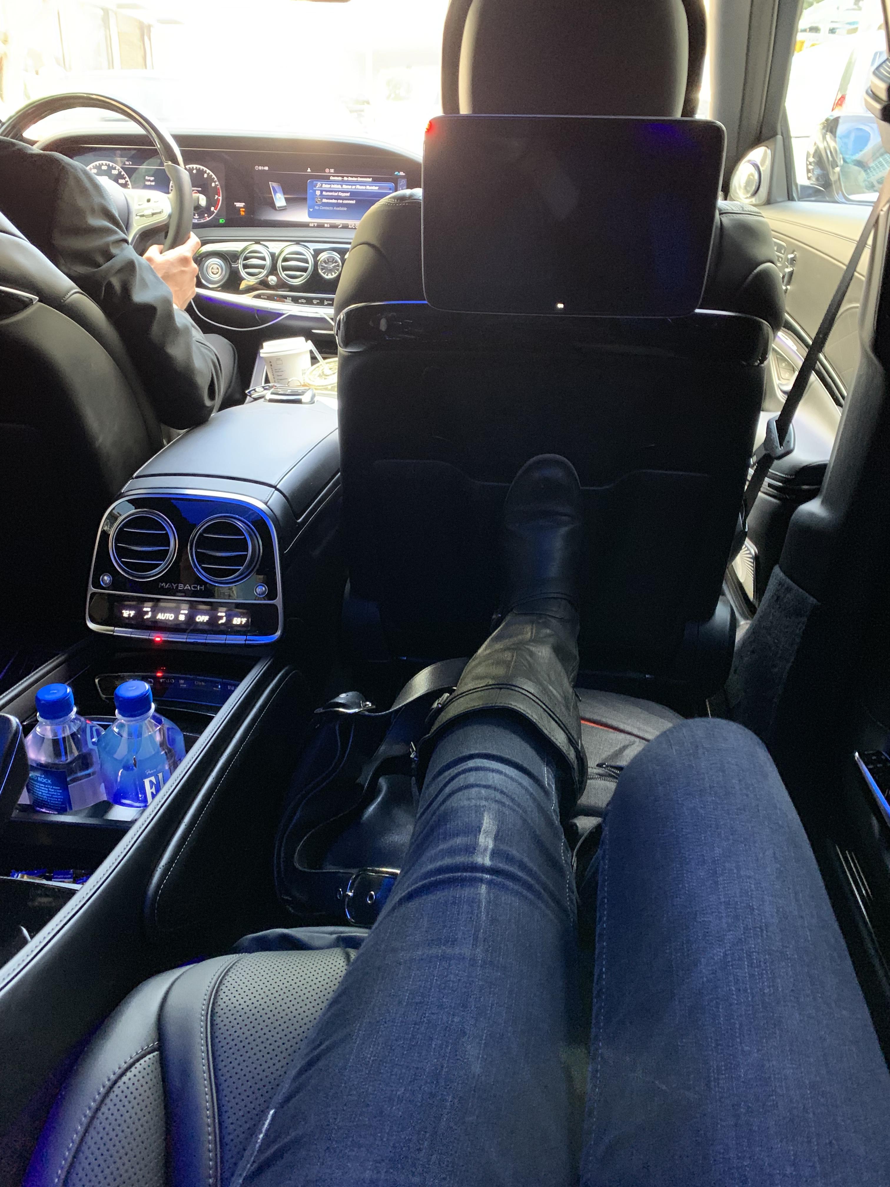 Complimentary post surgical transportation home, a 21 foot long