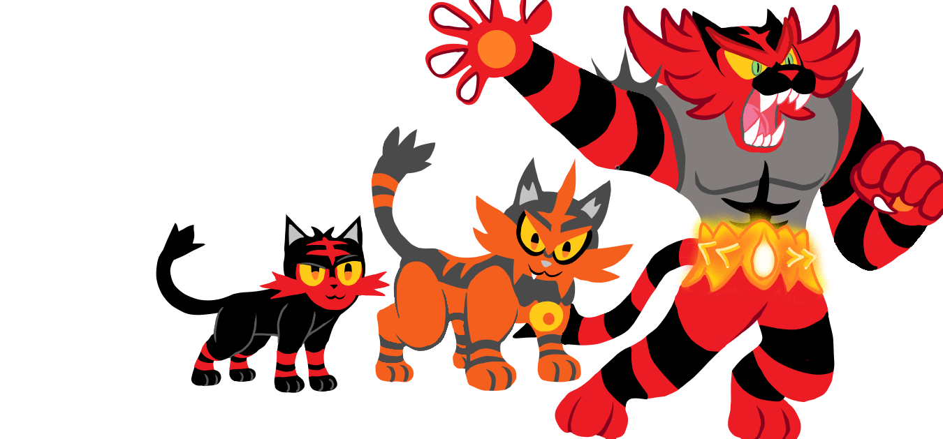 Pokemon Fire Starters Evolutions