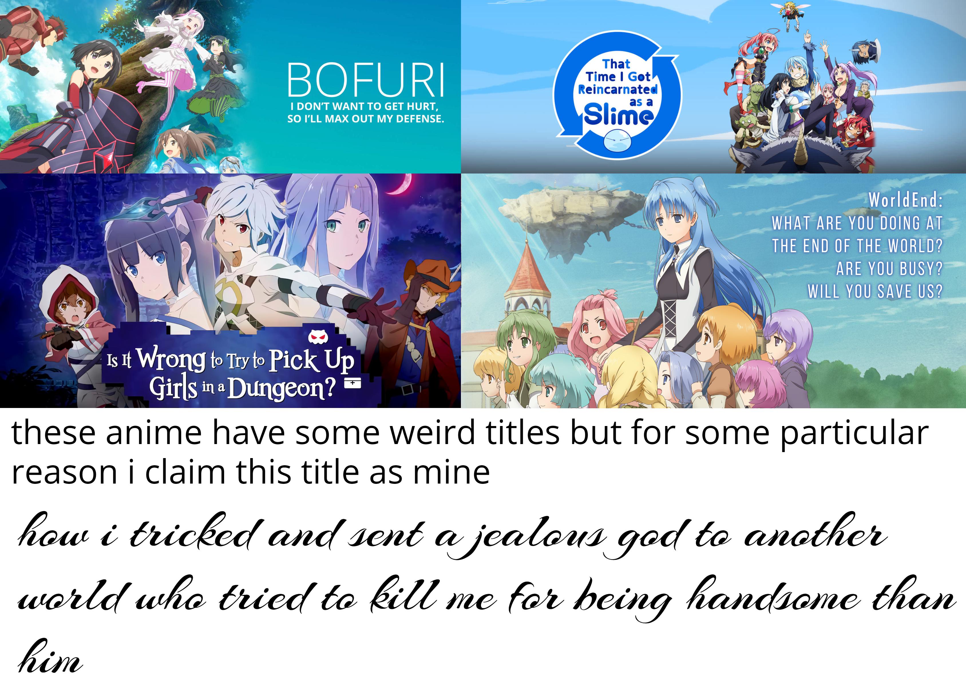 Update more than 71 weirdest anime titles super hot awesomeenglish.edu.vn