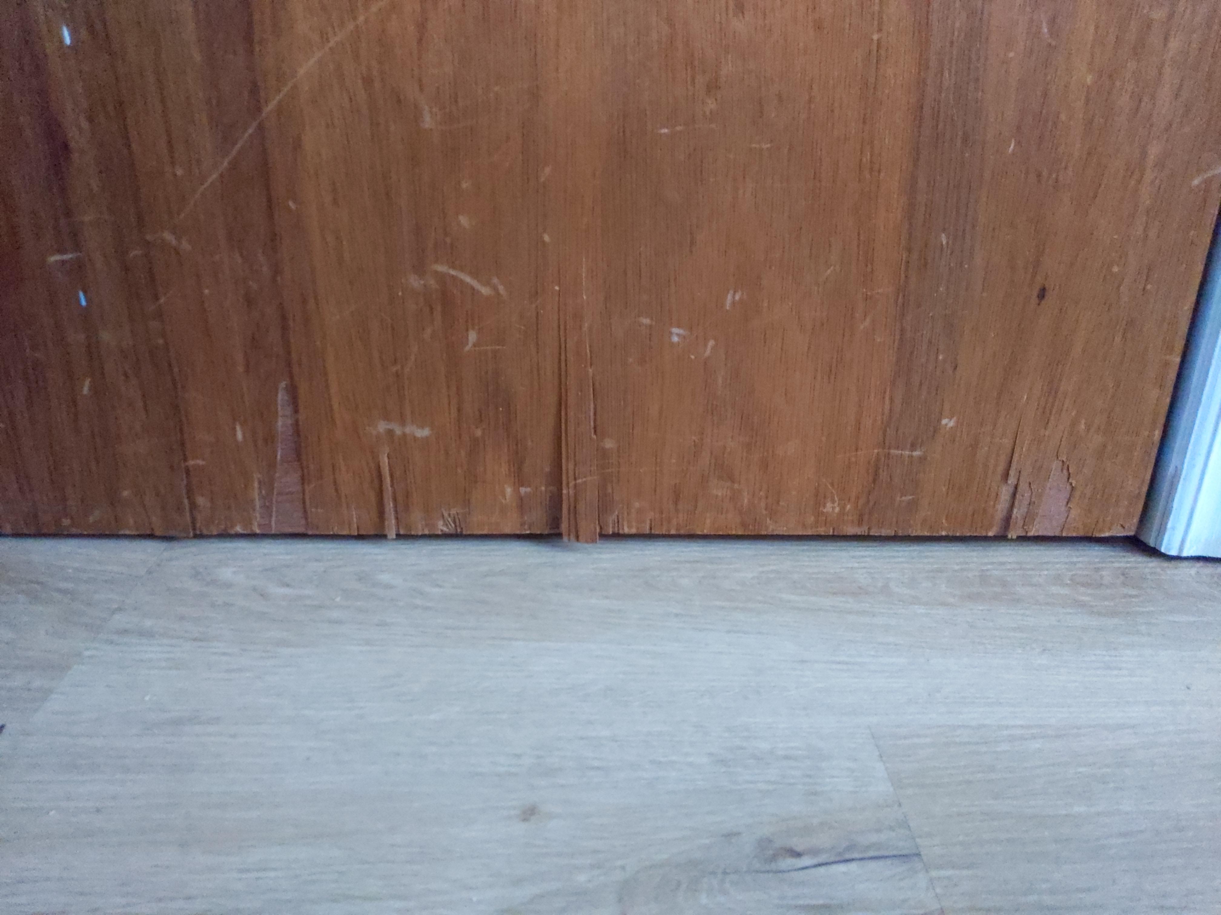 Advice requested new house, need to shave down door to avoid floor