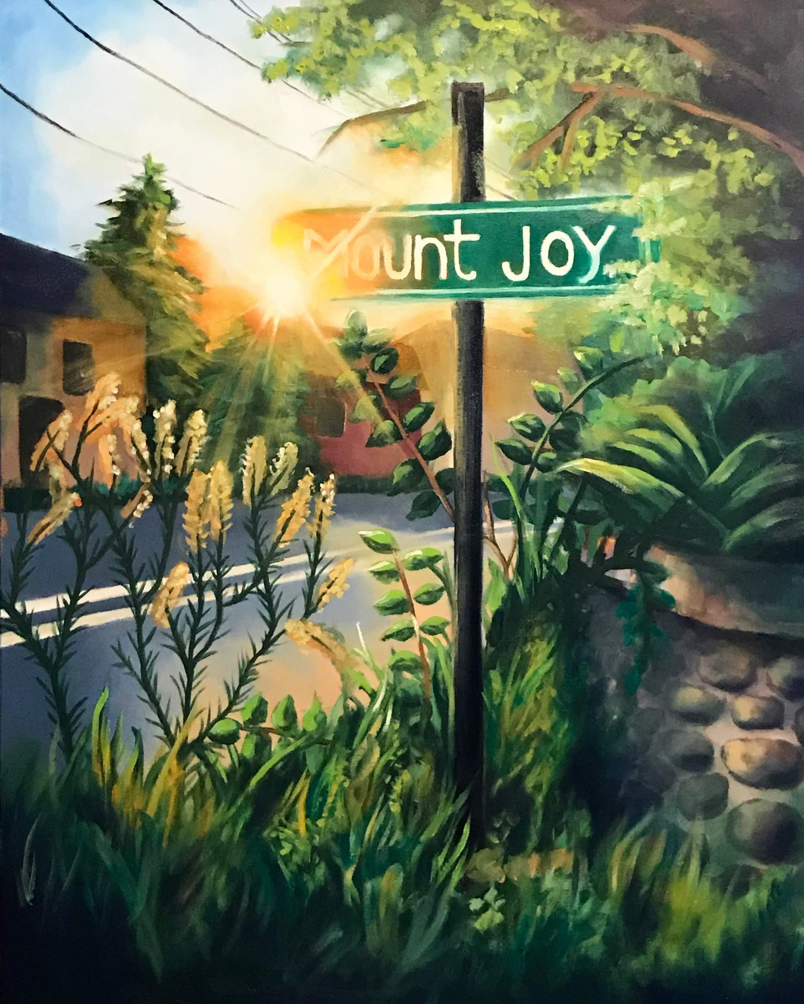 Mount Joy, by me r/oilpainting