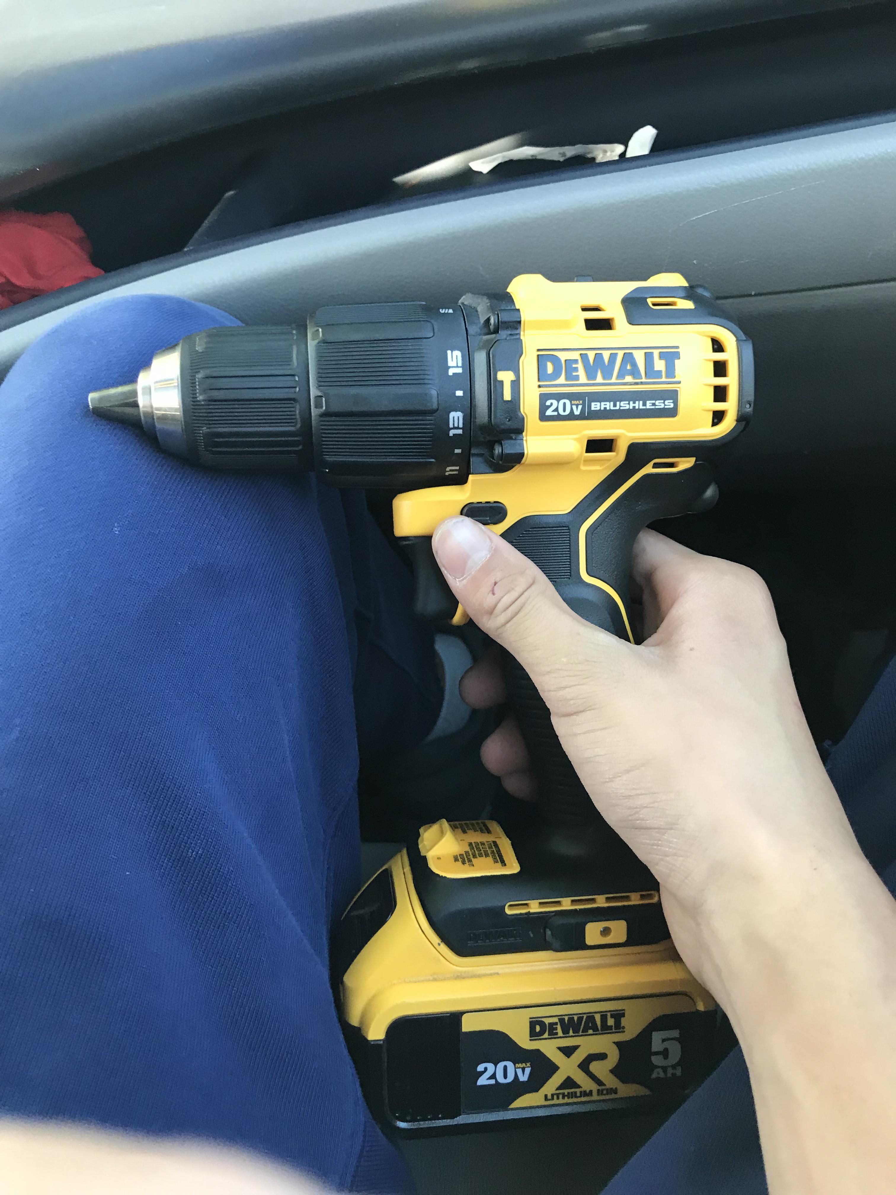 Went to a Home Depot today to get my dewalt atomic drill repaired, I