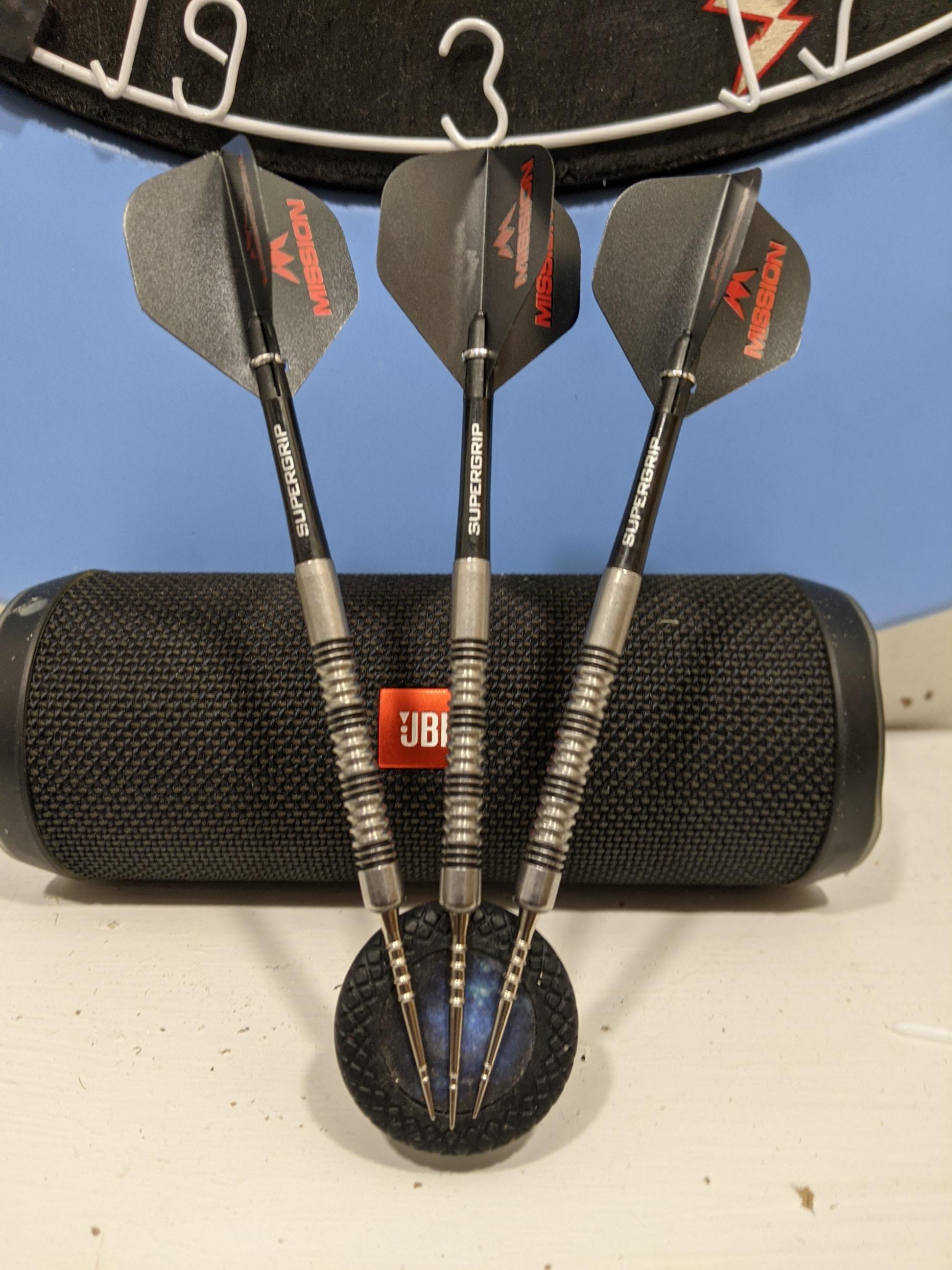 After trying so many different grips I am happy with James Wade's 22g