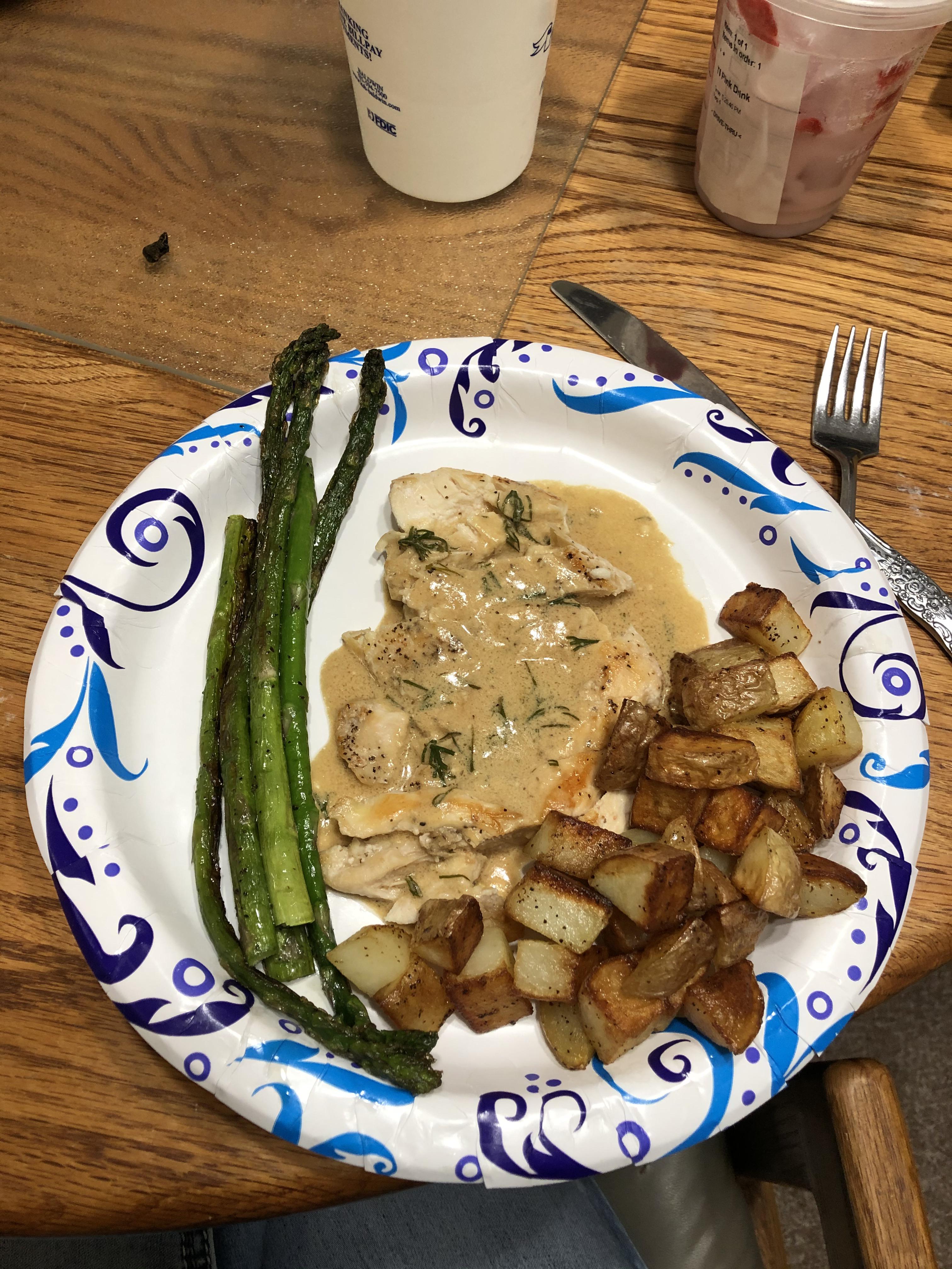 Creamy dill chickenyum!! r/hellofresh