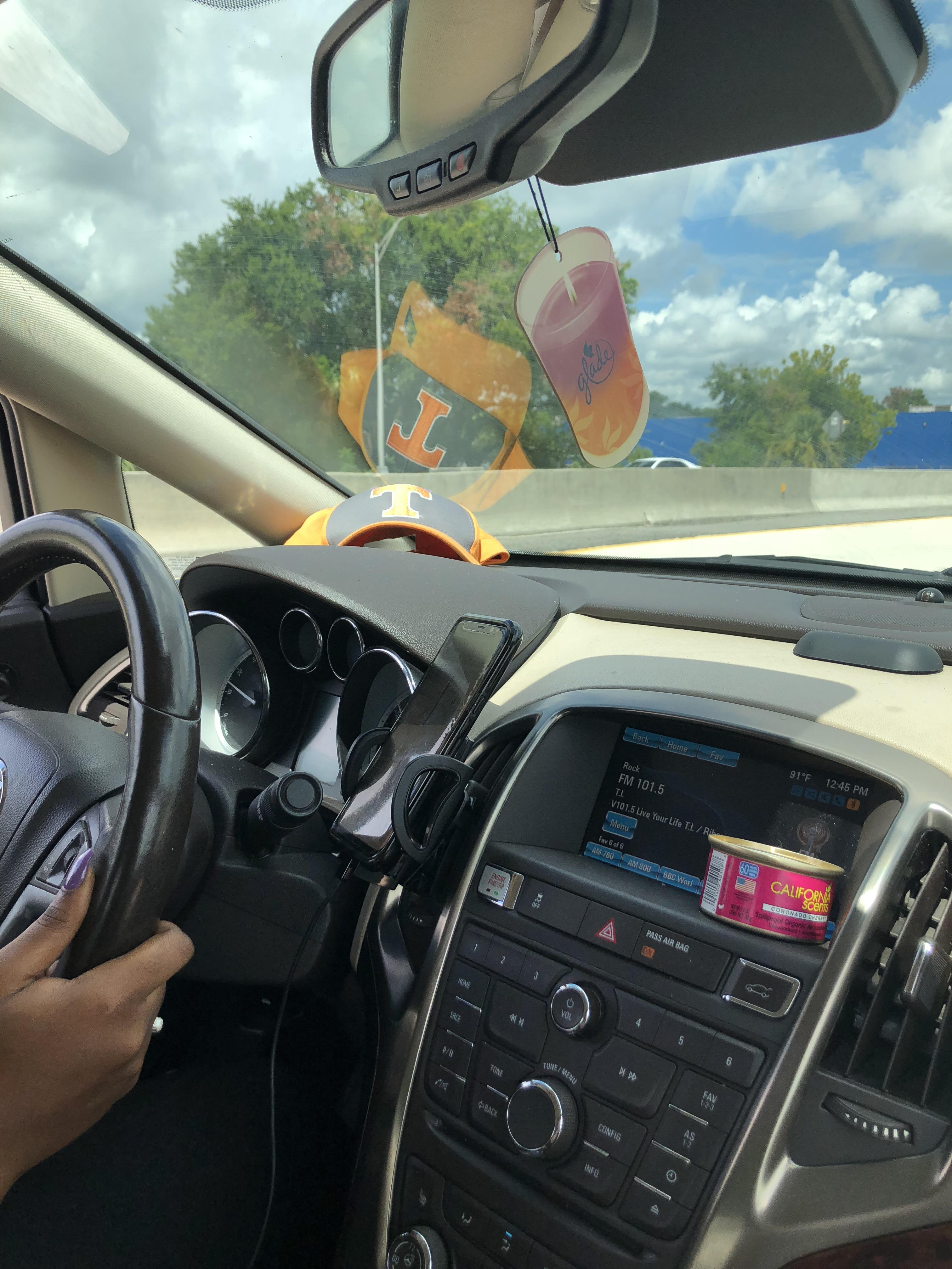 Uber driver picked me up headed to the airport in Jacksonville, FL. A