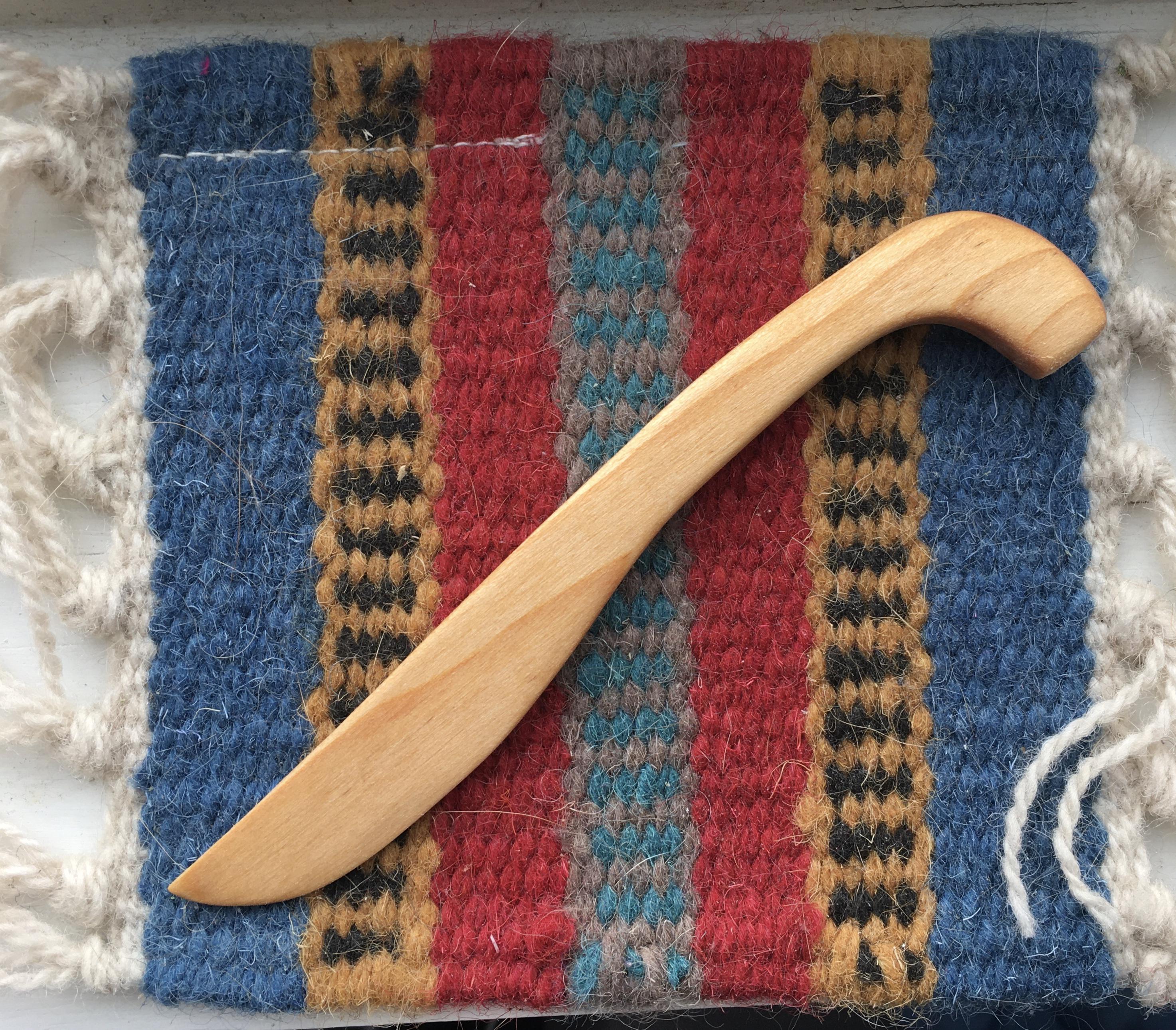 Butter knife, basswood sealed with mineral oil really simple yet satisfying to carve r/whittling