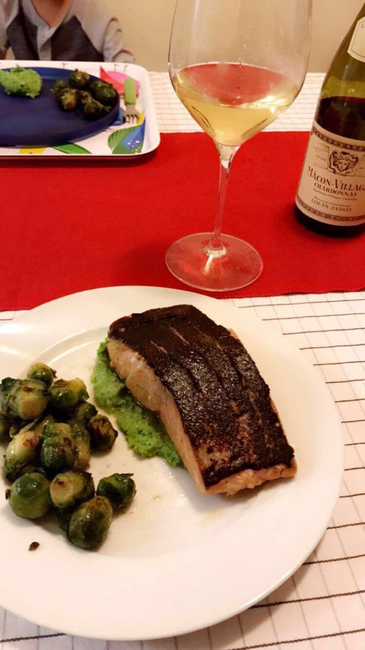 Salmon done at 120 F for 30 min. r/sousvide