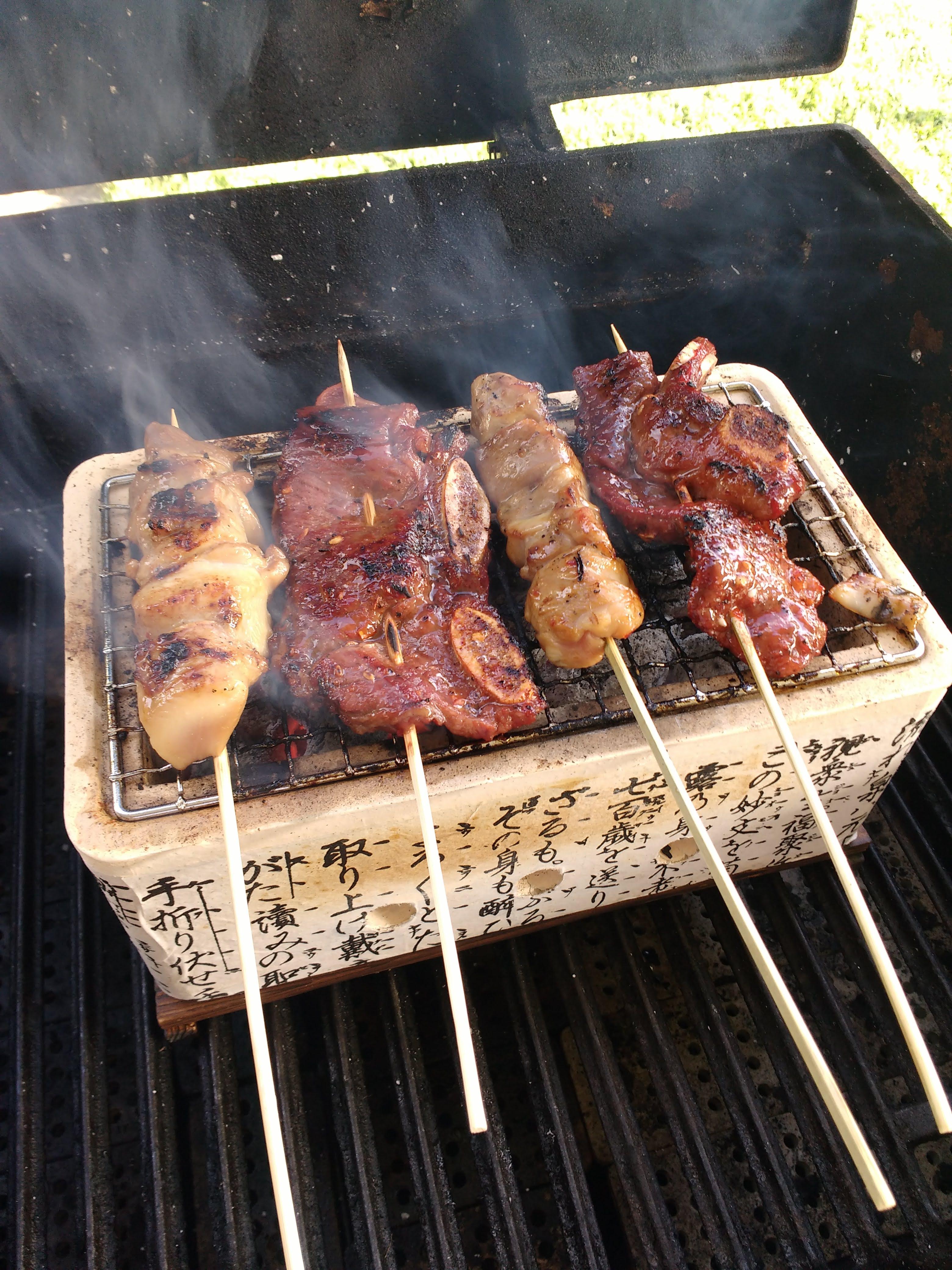 Homemade Yakitori Grill