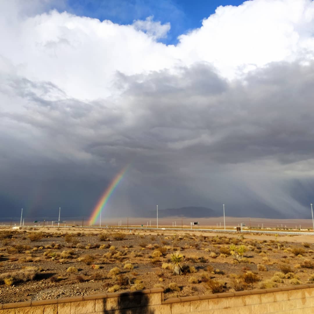 Rainbows in Las Vegas vegas