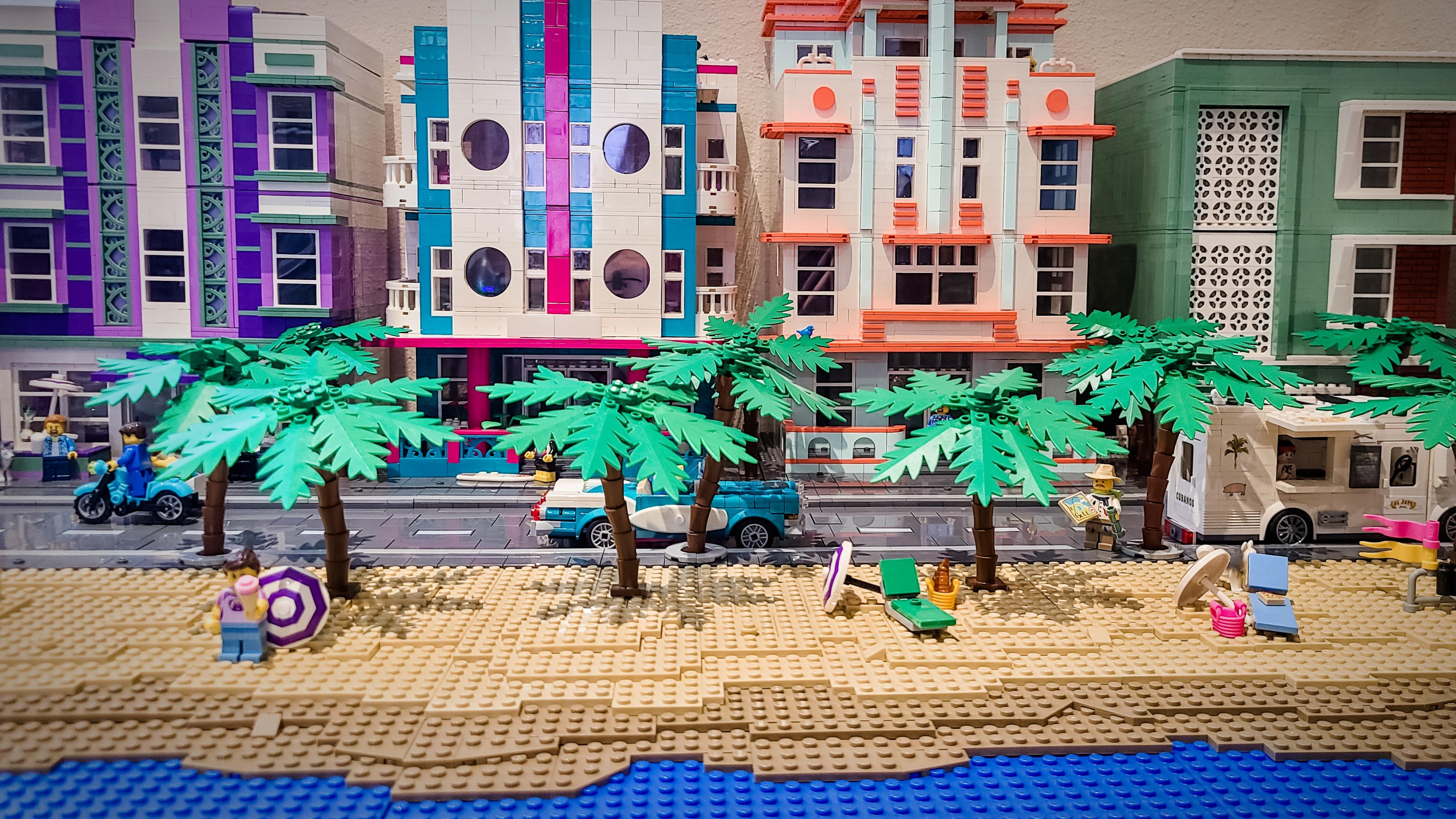 Miami Brick Beach r/lego