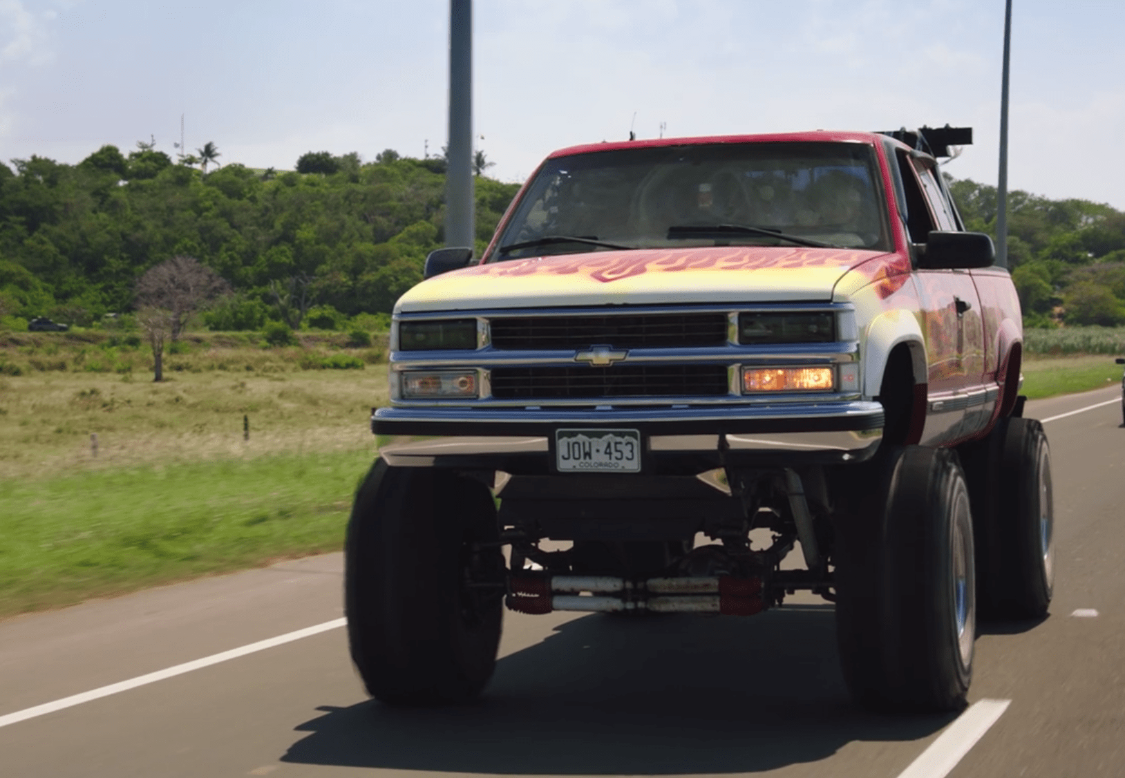 Richard Hammonds Chevy Silverado in Amazon's "Grand Tour" complete with