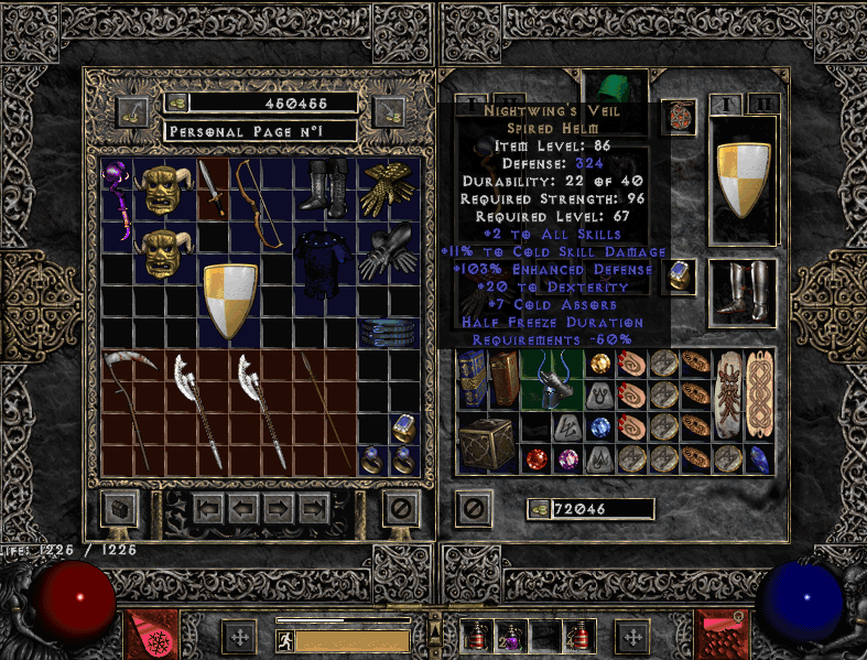 Pindle was dropping rare Spired Helms all day ^^ diablo2
