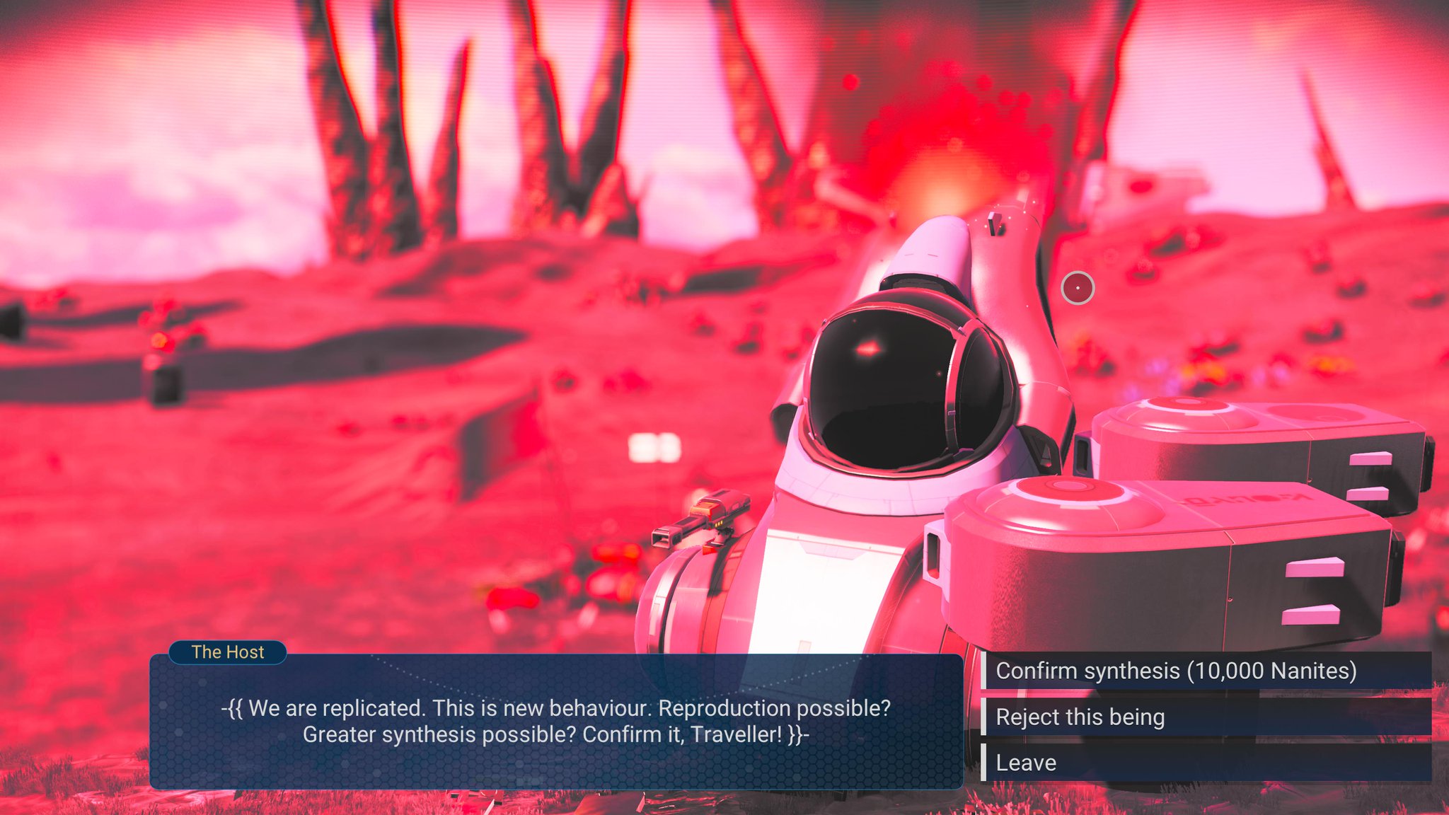 Best "living ship" so far. r/NoMansSkyTheGame