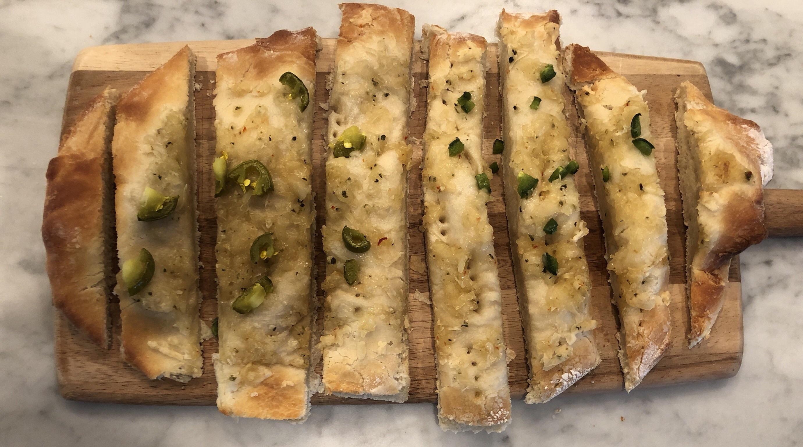 jalapeno and cheese breadsticks! r/vegan