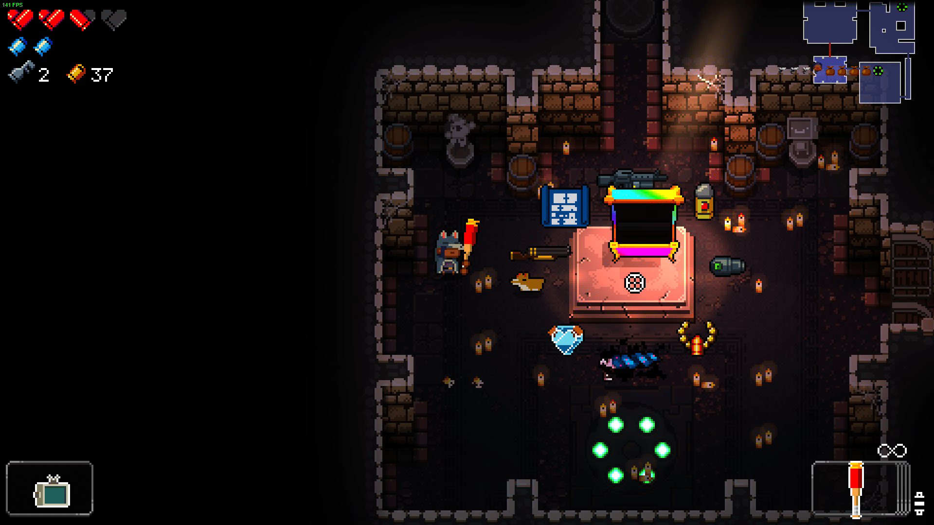 2nd Rainbow Chest ever less than 8 hours apart! The Gungeon is too good