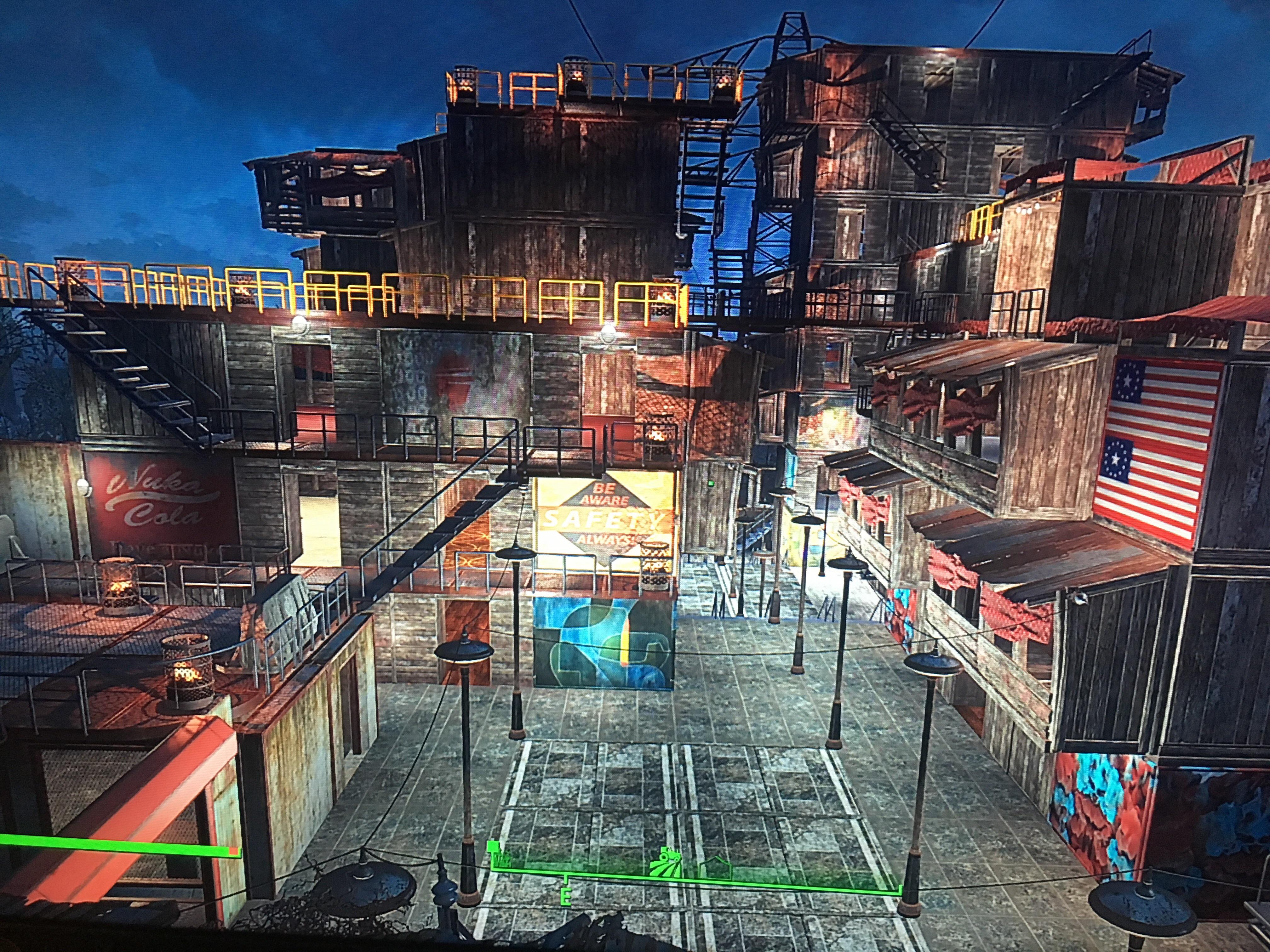 Played through this game countless times just to build settlements (PS4