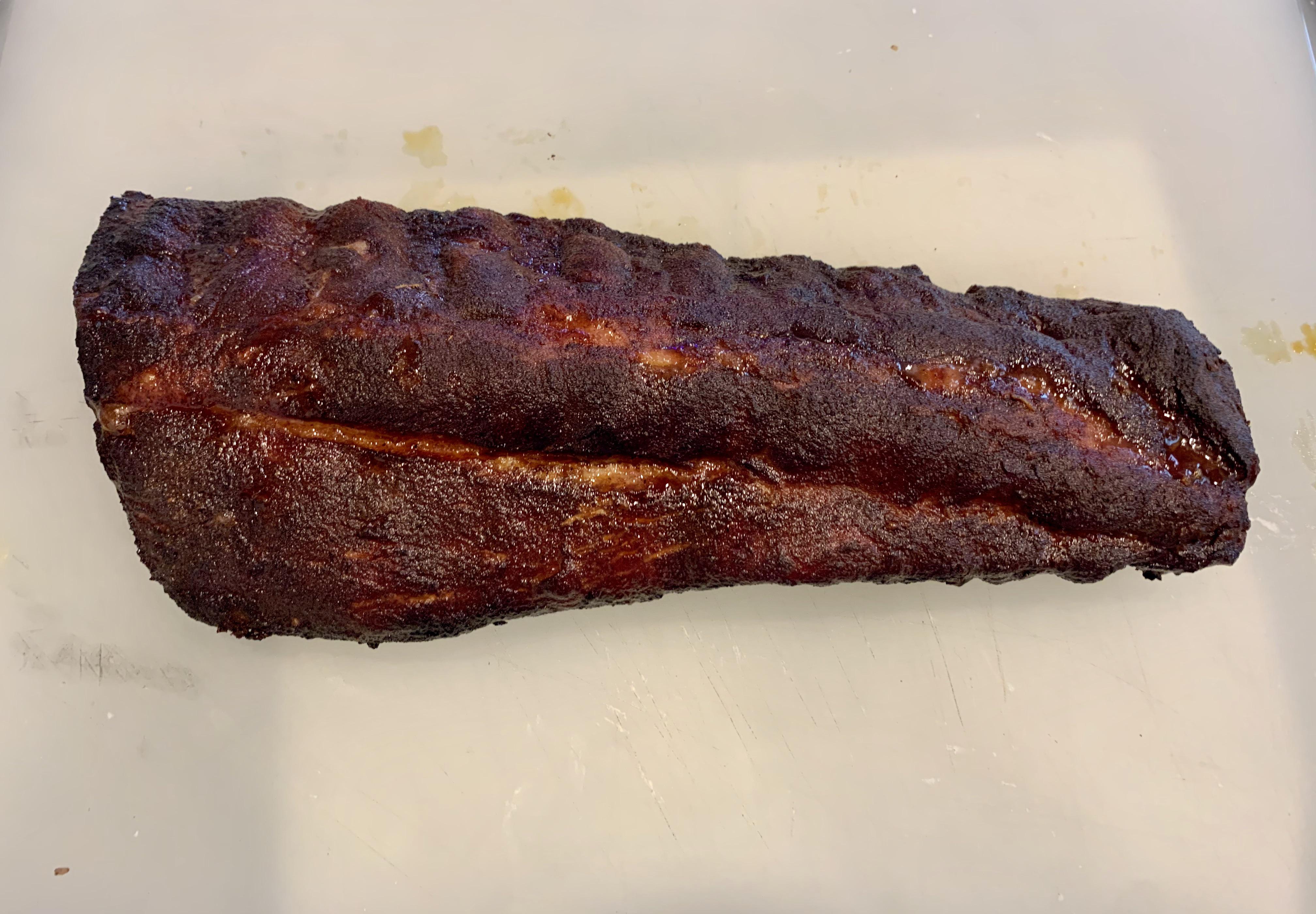 Team “No Wrap”! Baby back ribs on Masterbuilt Gravity Series 560 235