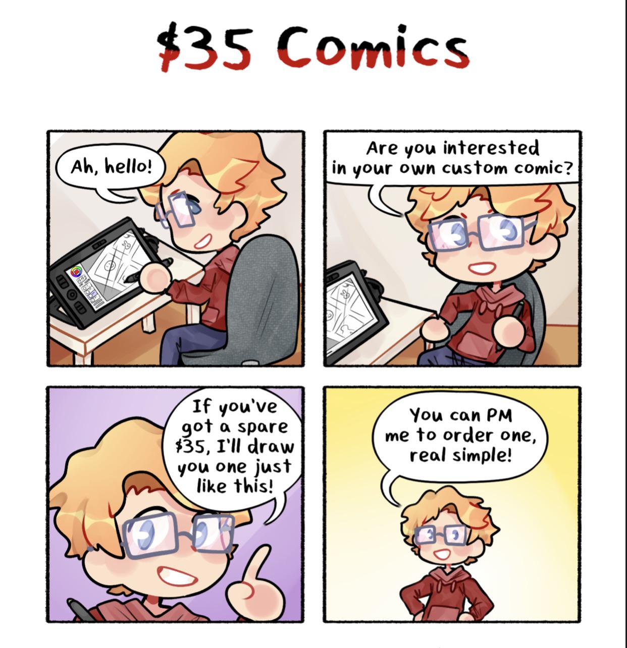 still offering cheap simple comics 🤙