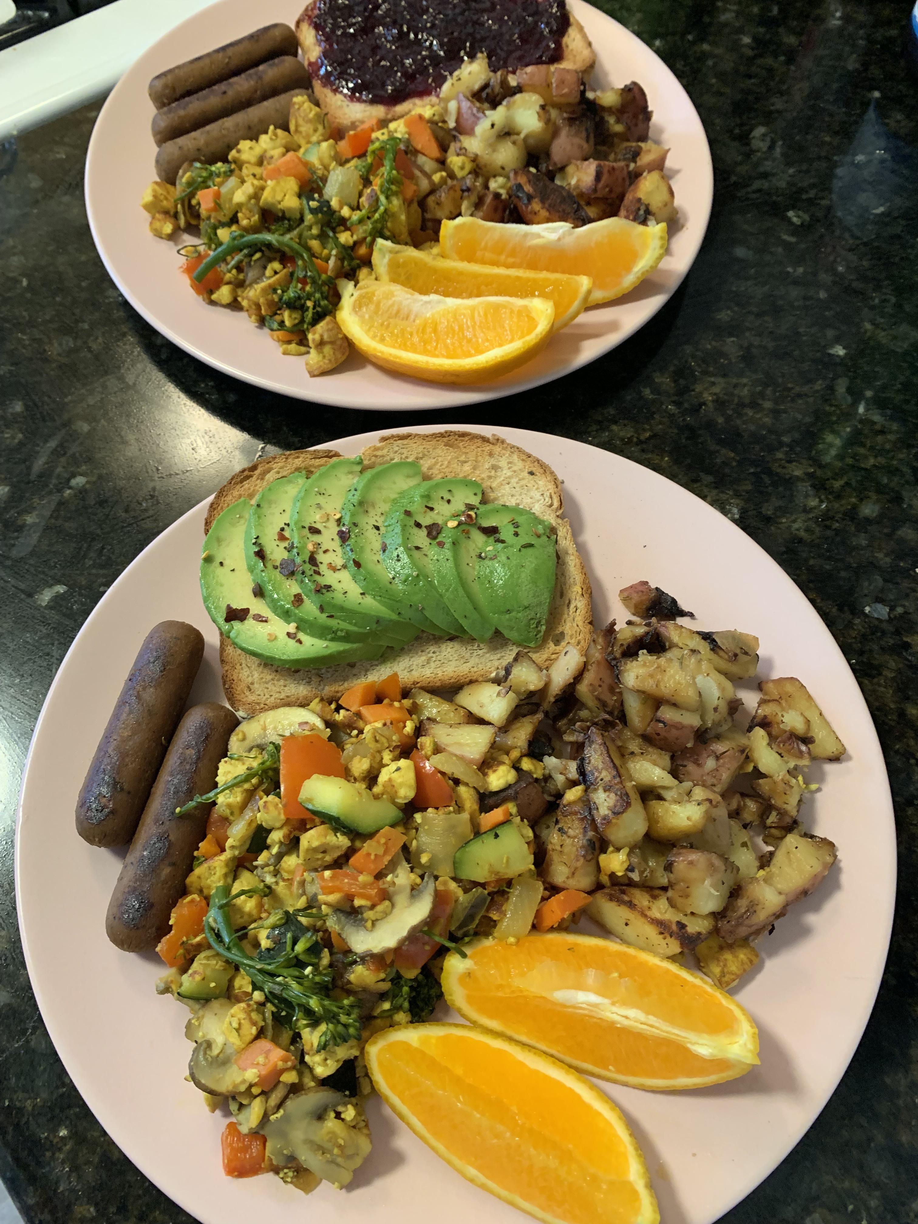Sunday brunch r/veganrecipes