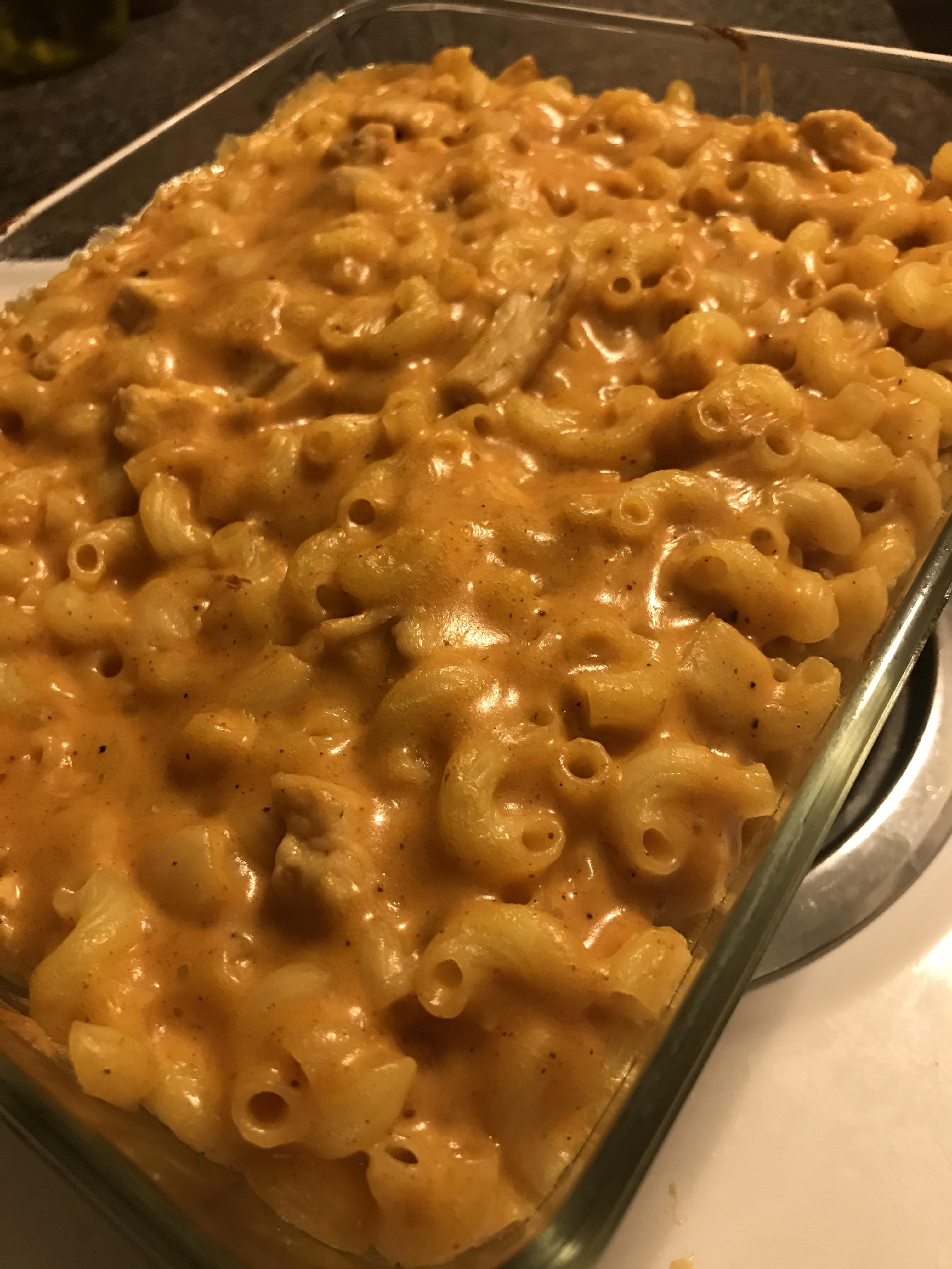 [Homemade] Butter Chicken Mac & Cheese r/food