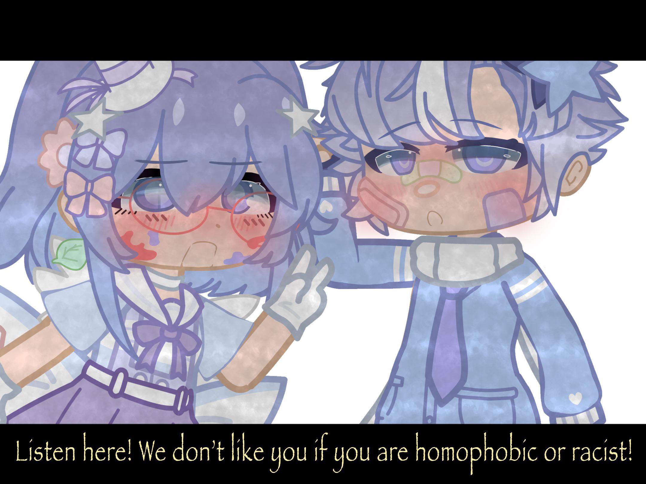 Edit of Gacha Chan and kun, my redesigned version of them!