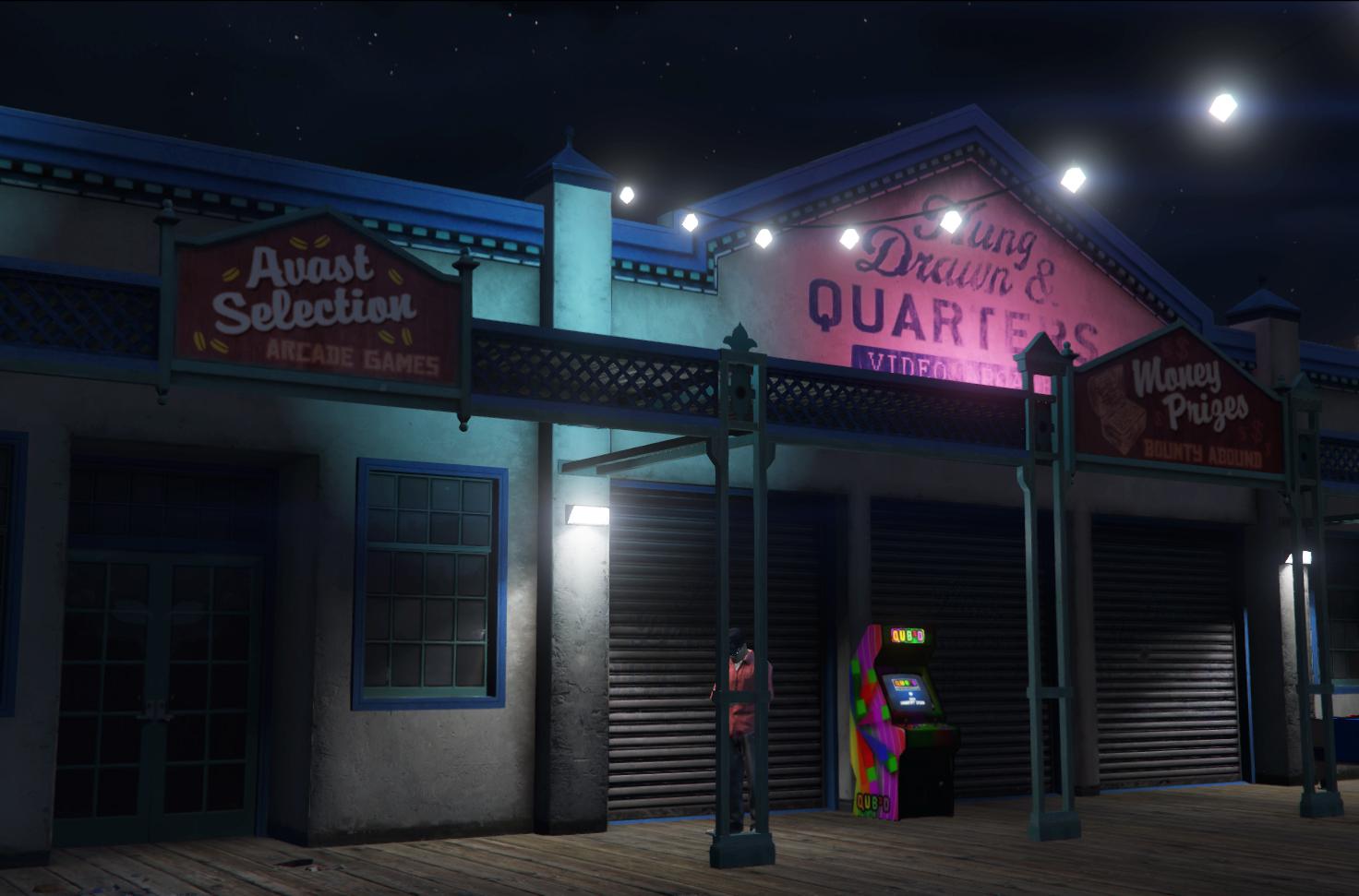 Hung, Drawn, & Quarters Video Arcade