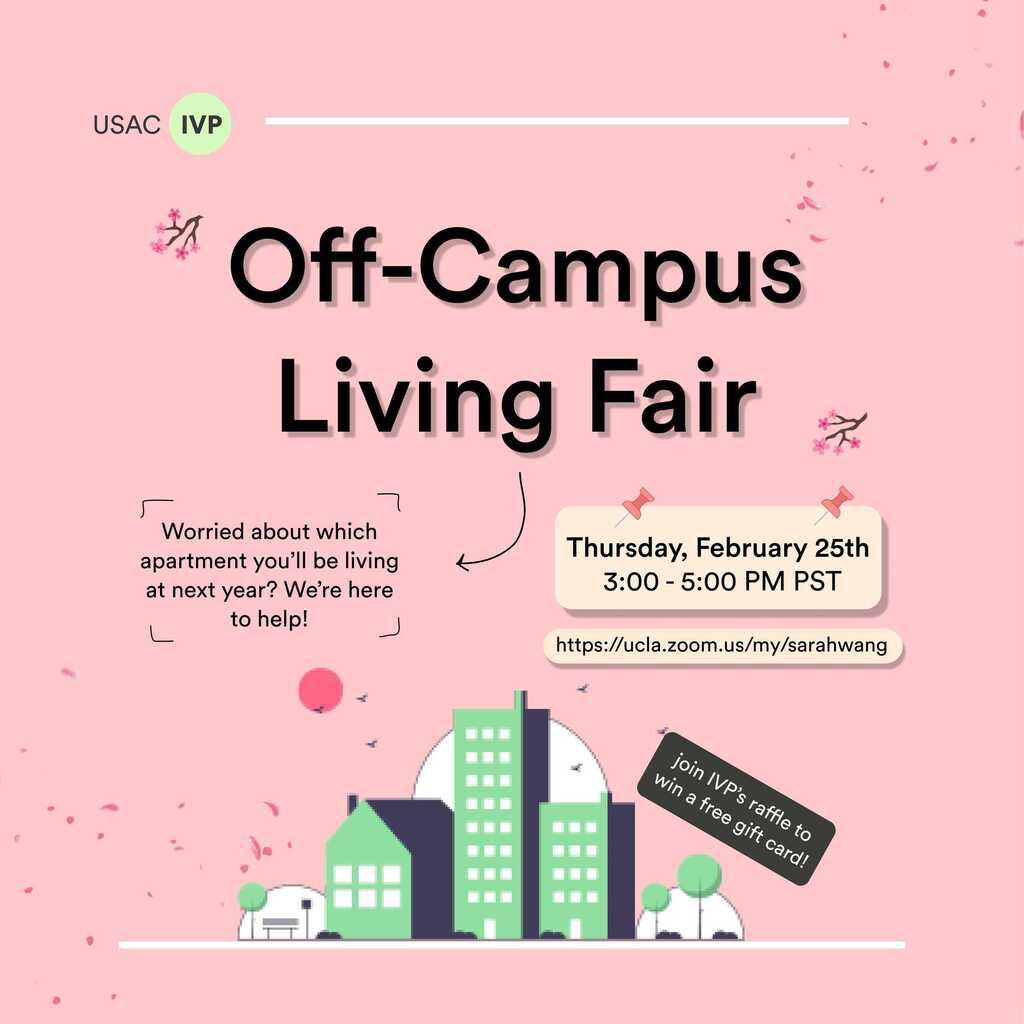 OffCampus Living Fair! r/ucla