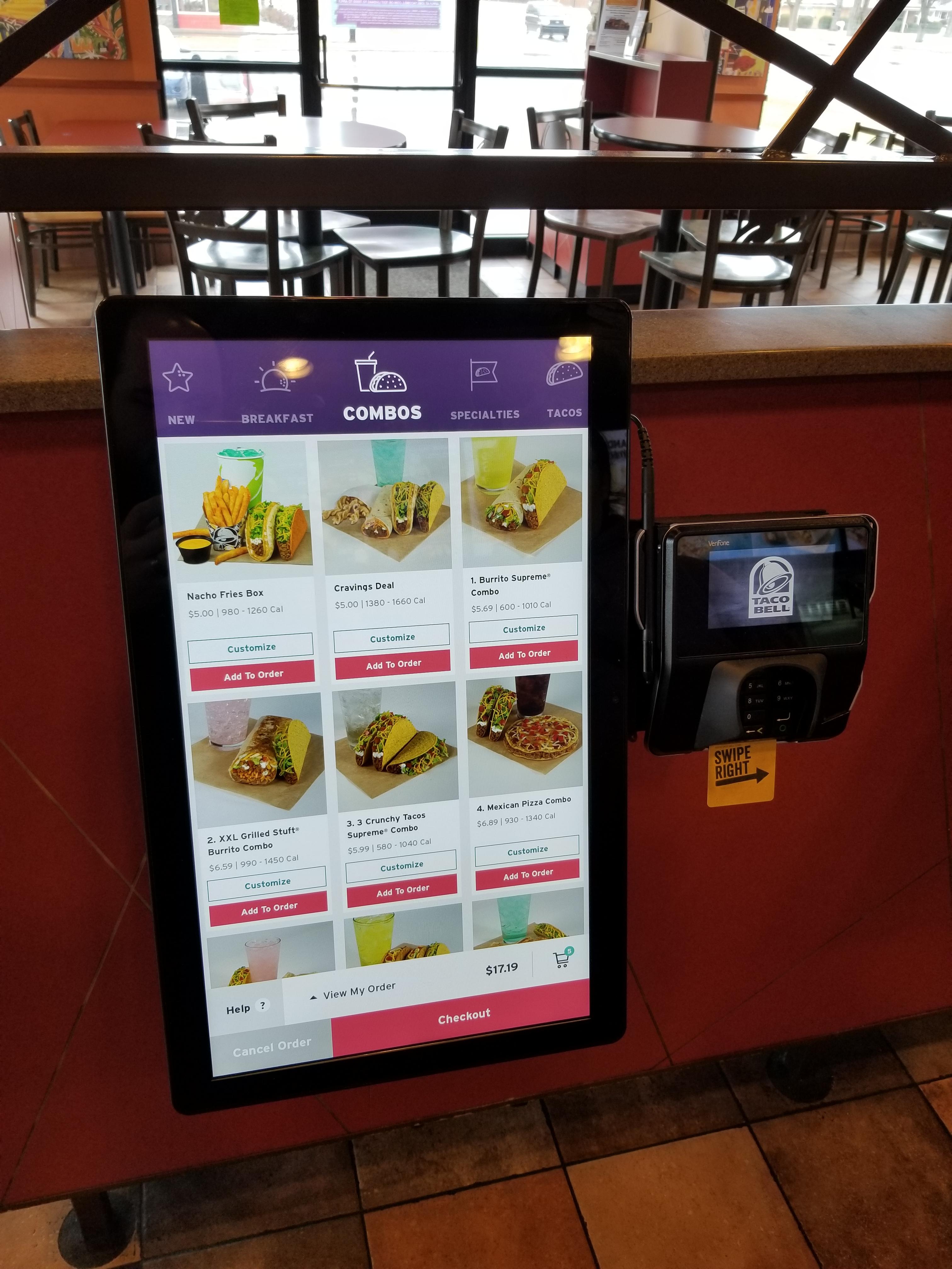 In Lawrence, IN...selfserve kiosks! r/tacobell