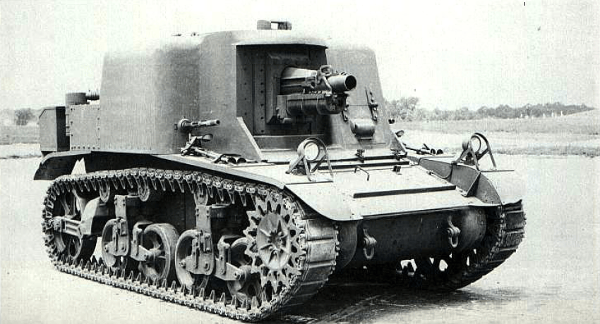 T18 HMC, a selfpropelled mounting for the 75mm pack howitzer on the M3