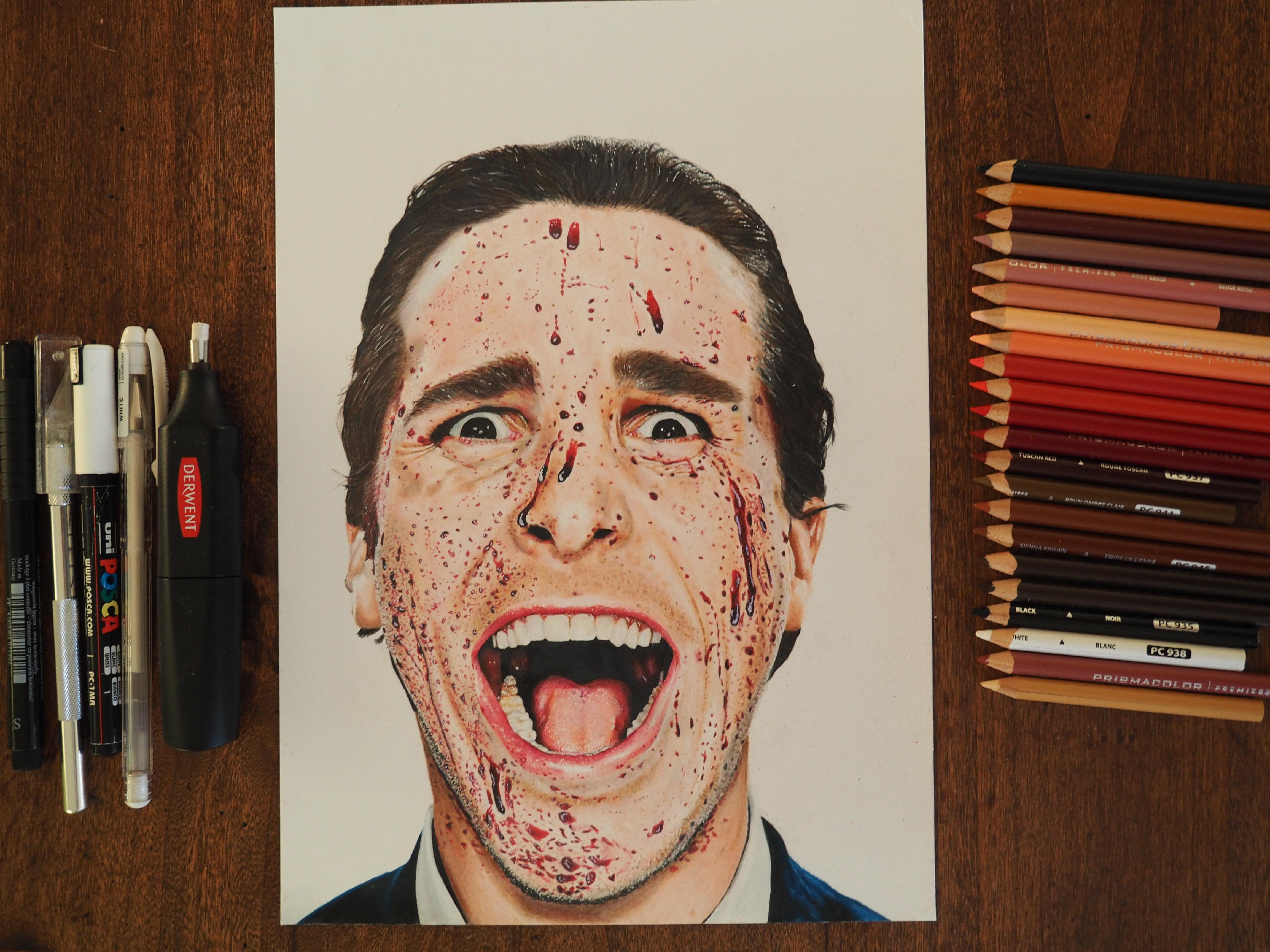 My last drawing of American Psycho drawing