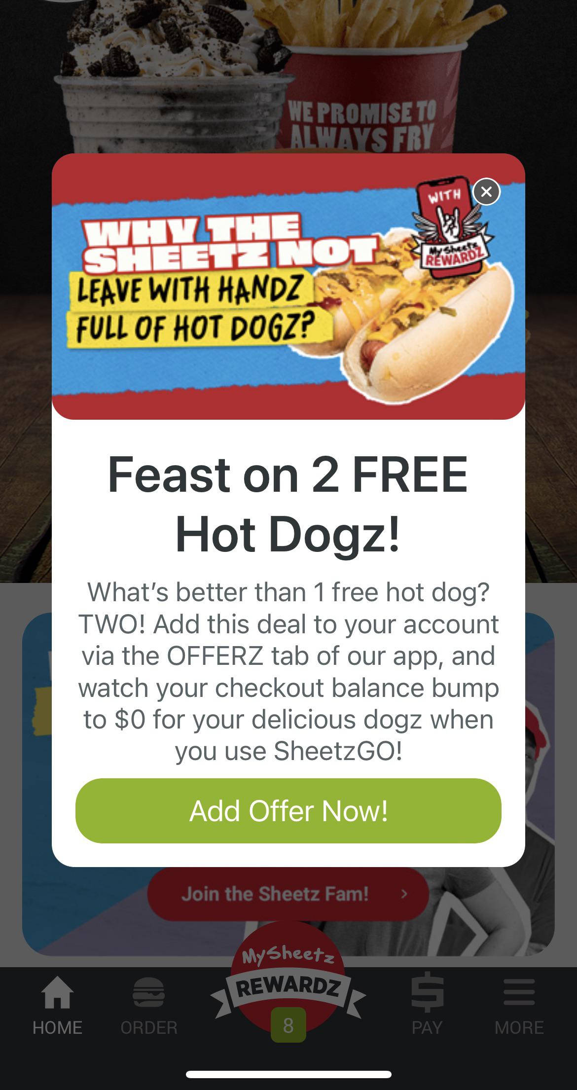 Free hot dogs at Sheetz r/freebies