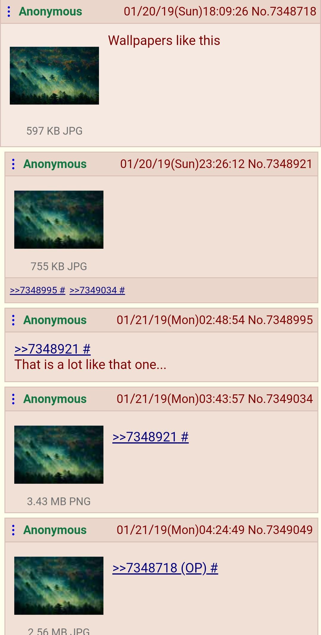 Anon wants a new wallpaper 4chan