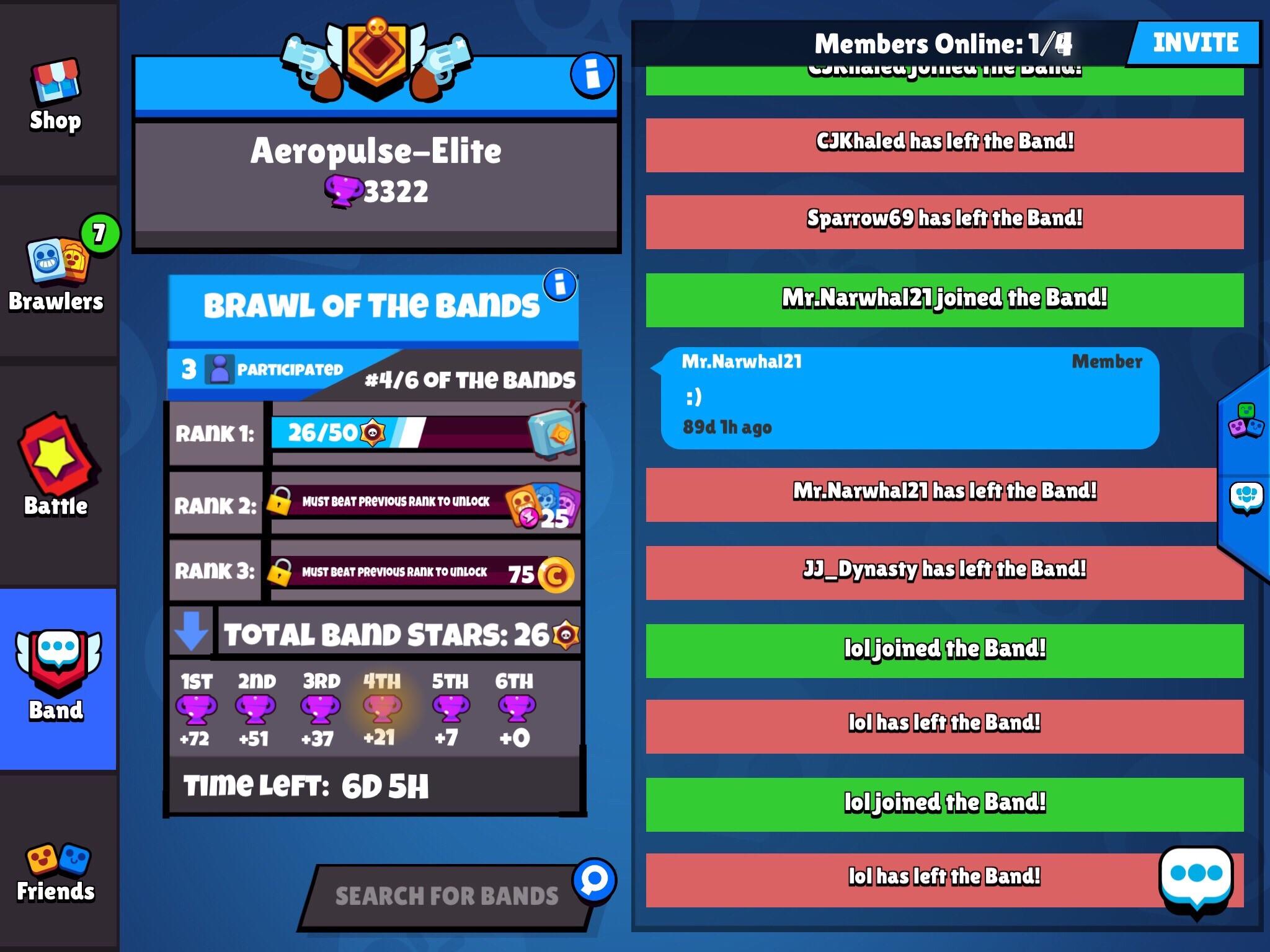 Brand New [Idea] Brawl Of The Bands. Unlock new rewards and crystal