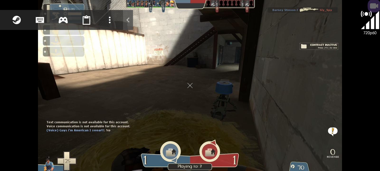 Weird glitch.. I'm a f2p but it says I'm speaking? r/tf2