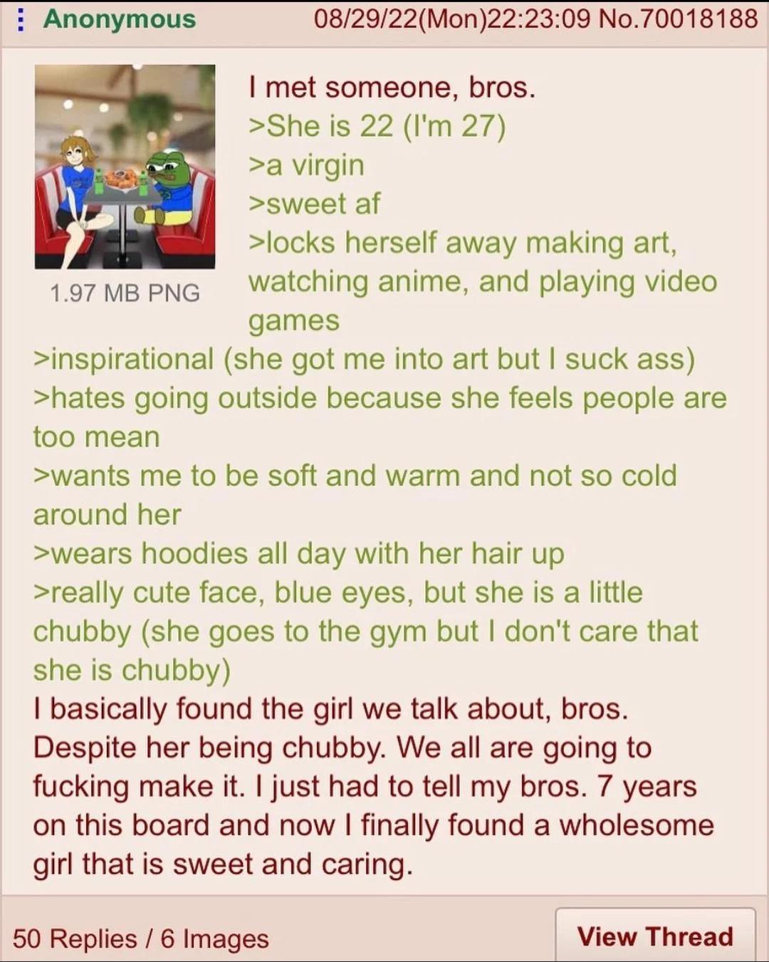 Anon to take his pills and now has an imaginary girlfriend r