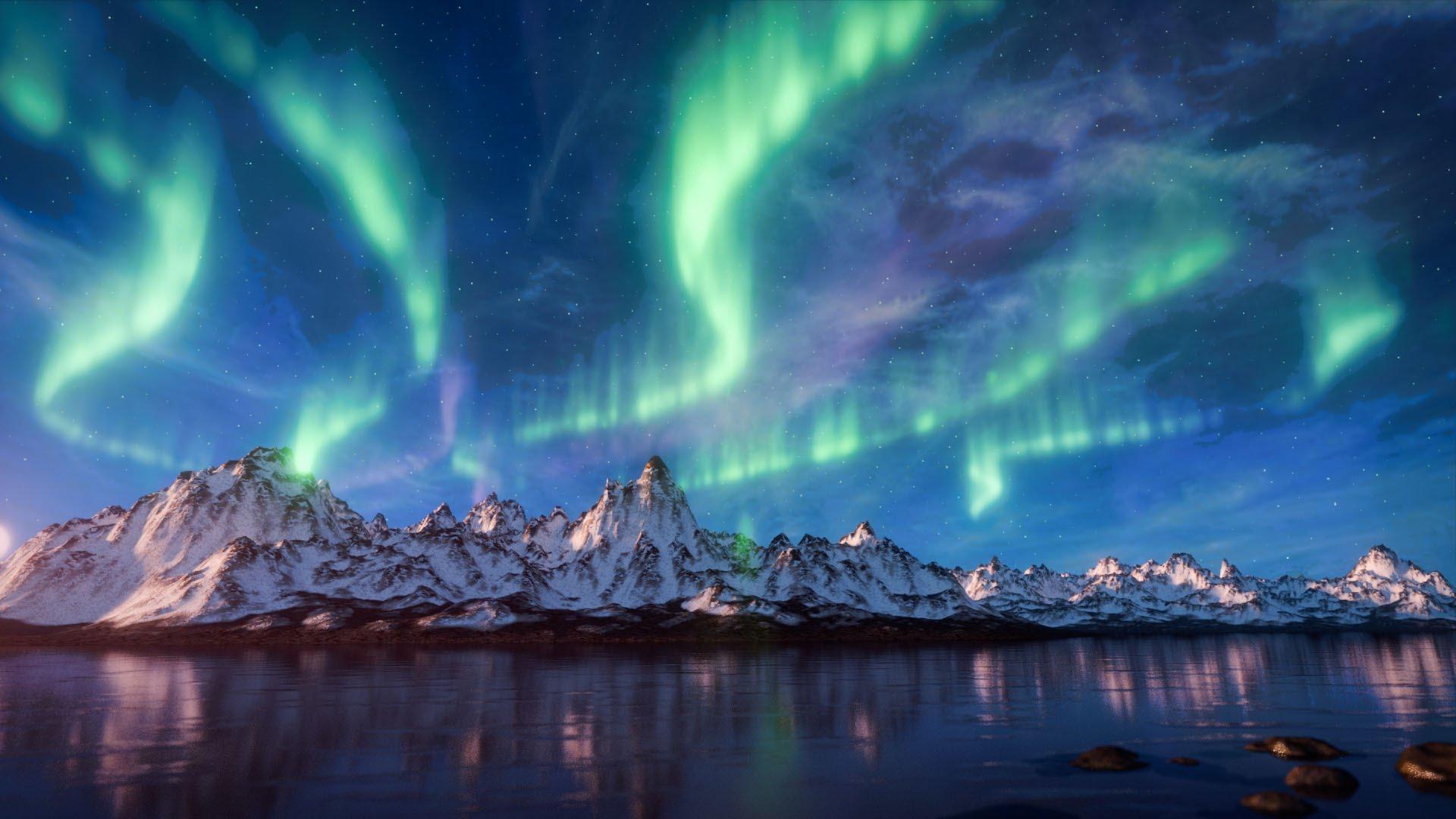 Aurora Borealis Natural Wonder