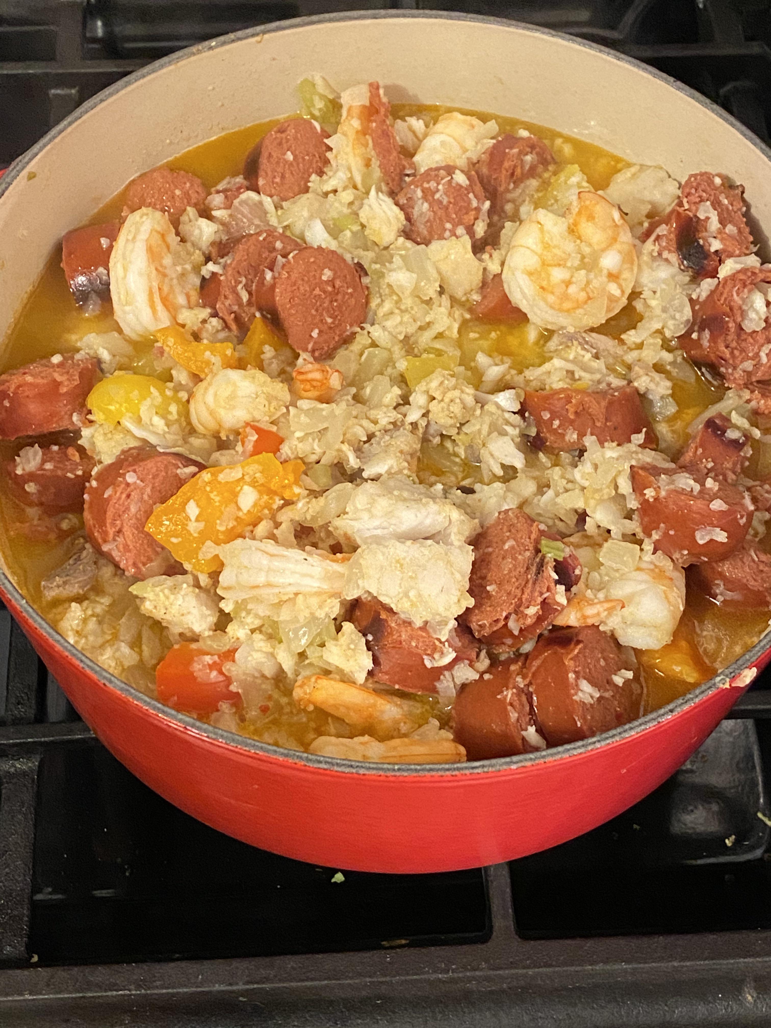 My version of jambalaya r/Keto_Food
