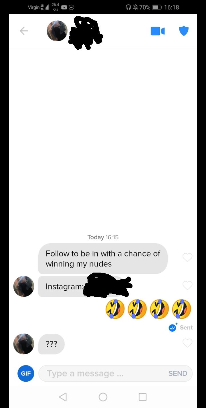 the most valued nudes on tinder : Tinder