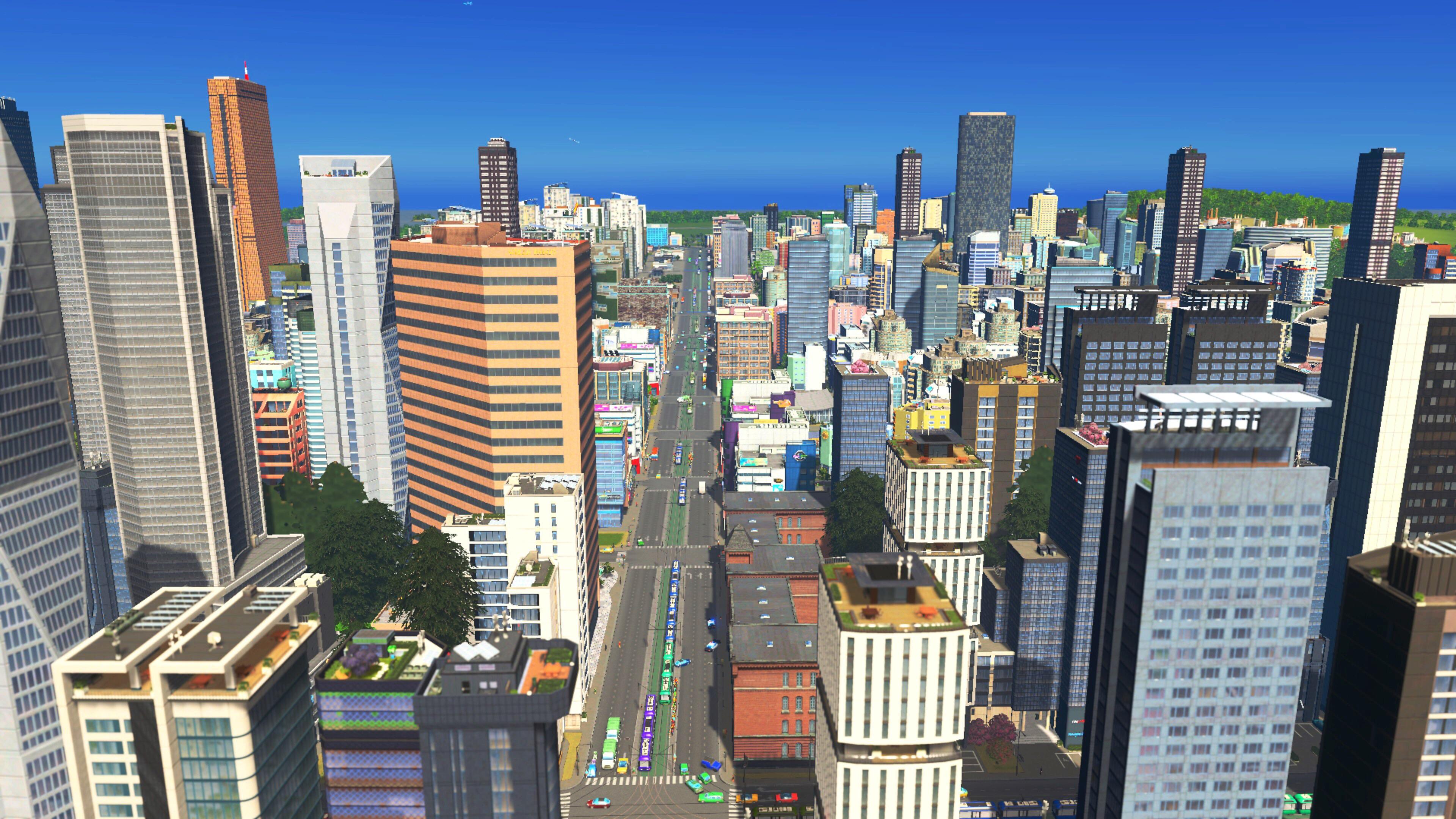 Downtown. Dynamic resolution works again! r/CitiesSkylines