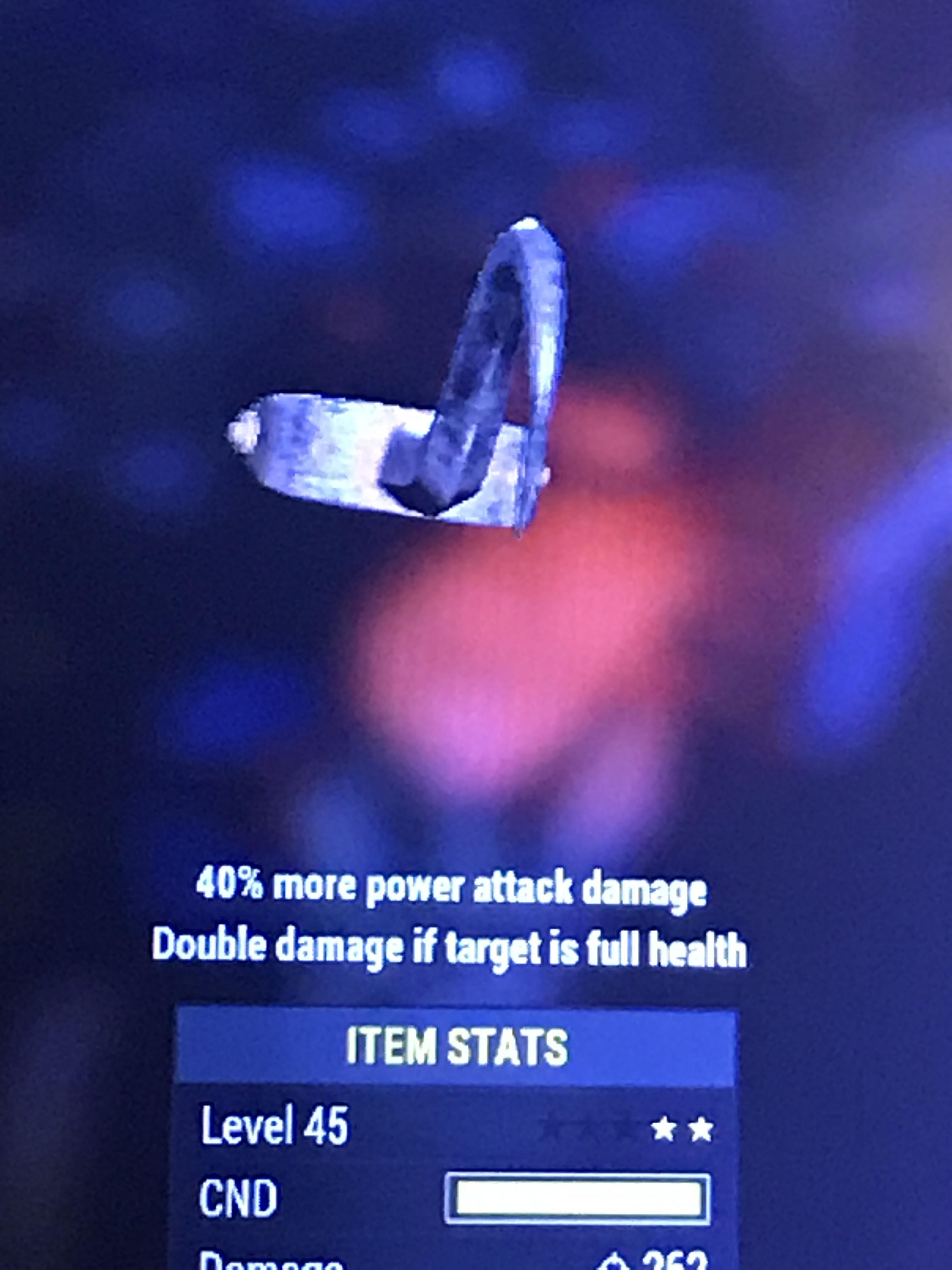 Price check how much will a instigating 40 more power attack damage
