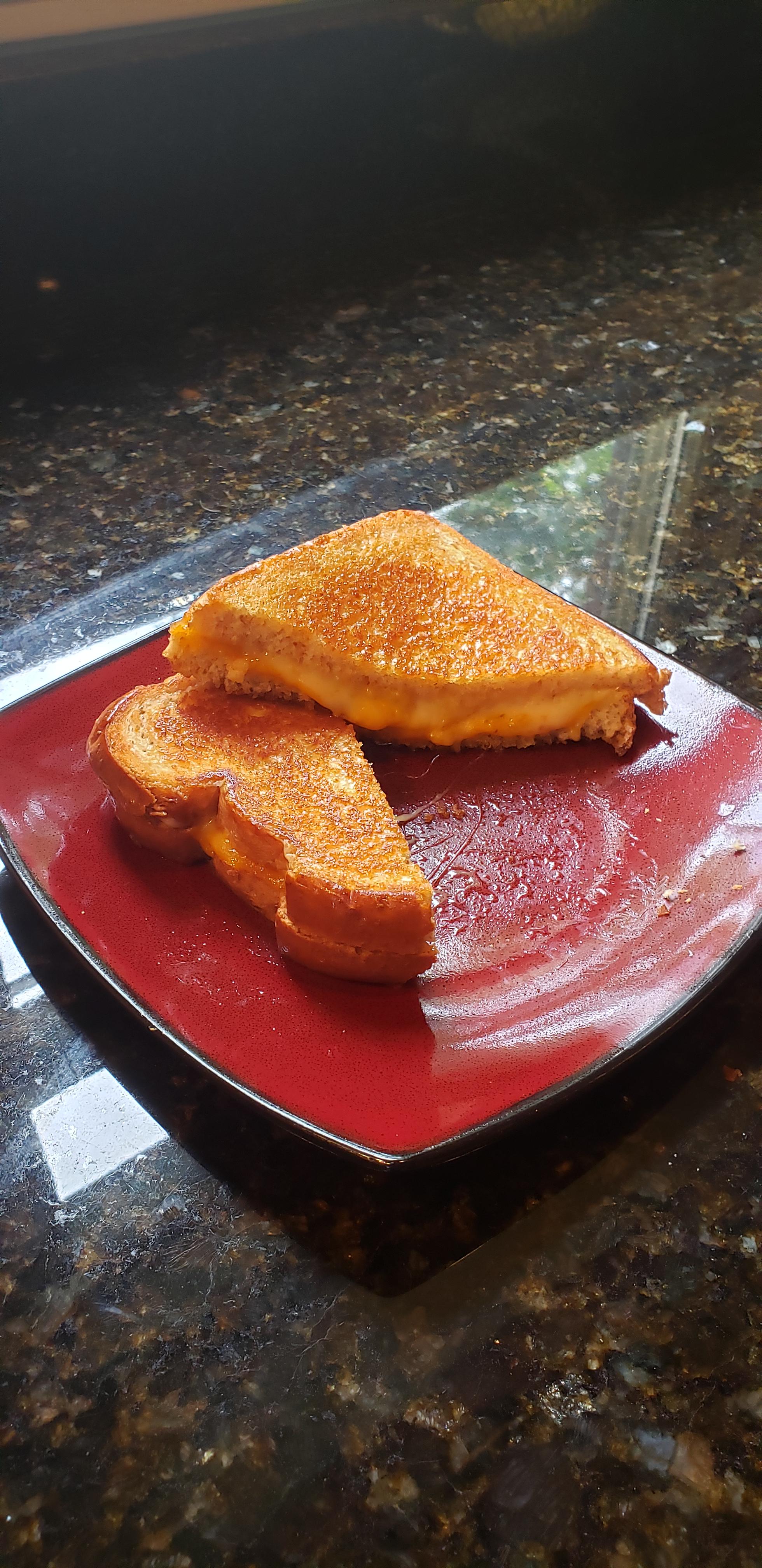 Pepper Jack and Cheddar. My favorite combination. r/grilledcheese