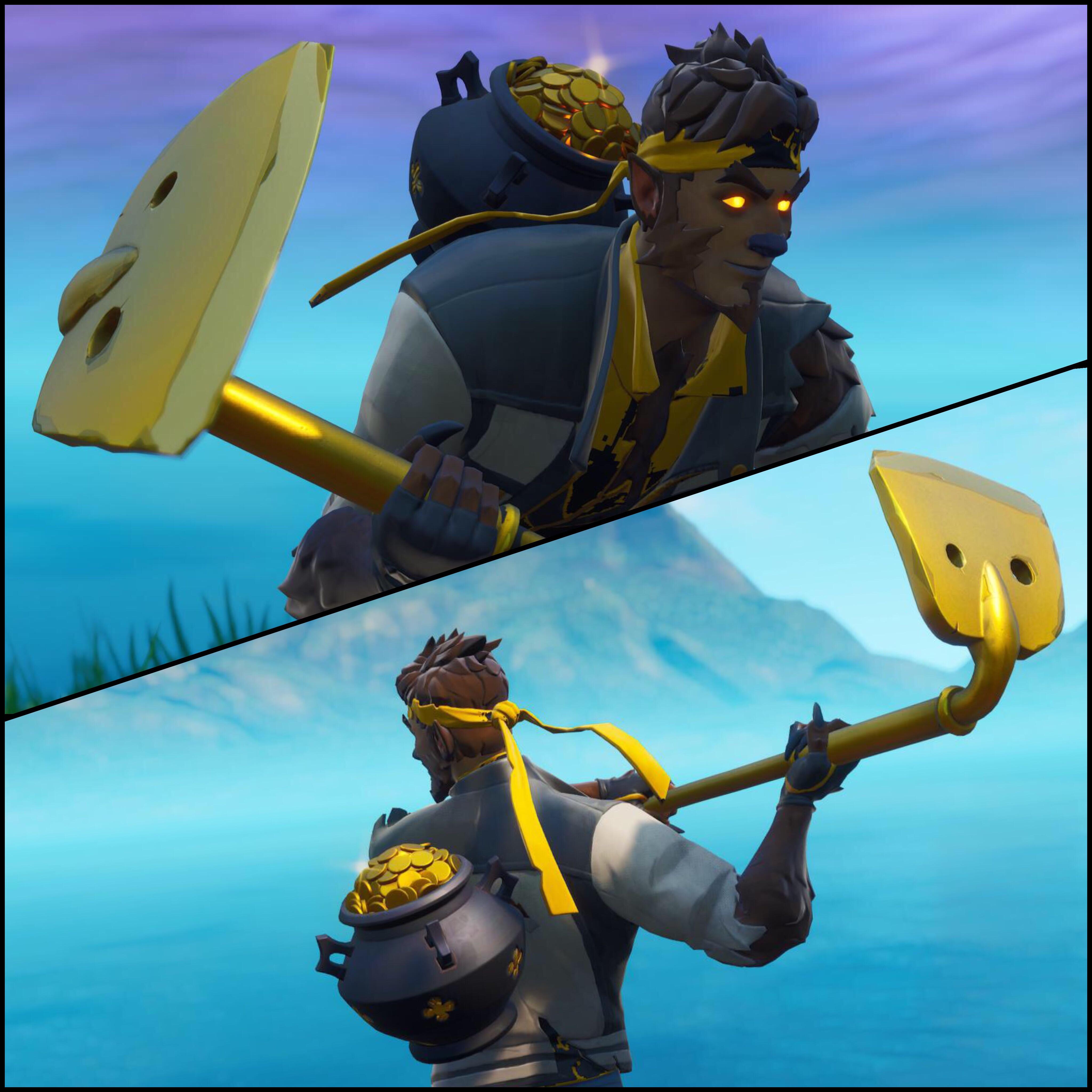 Dire (HalfWolf/Yellow) Lucky Coins Gold Digger