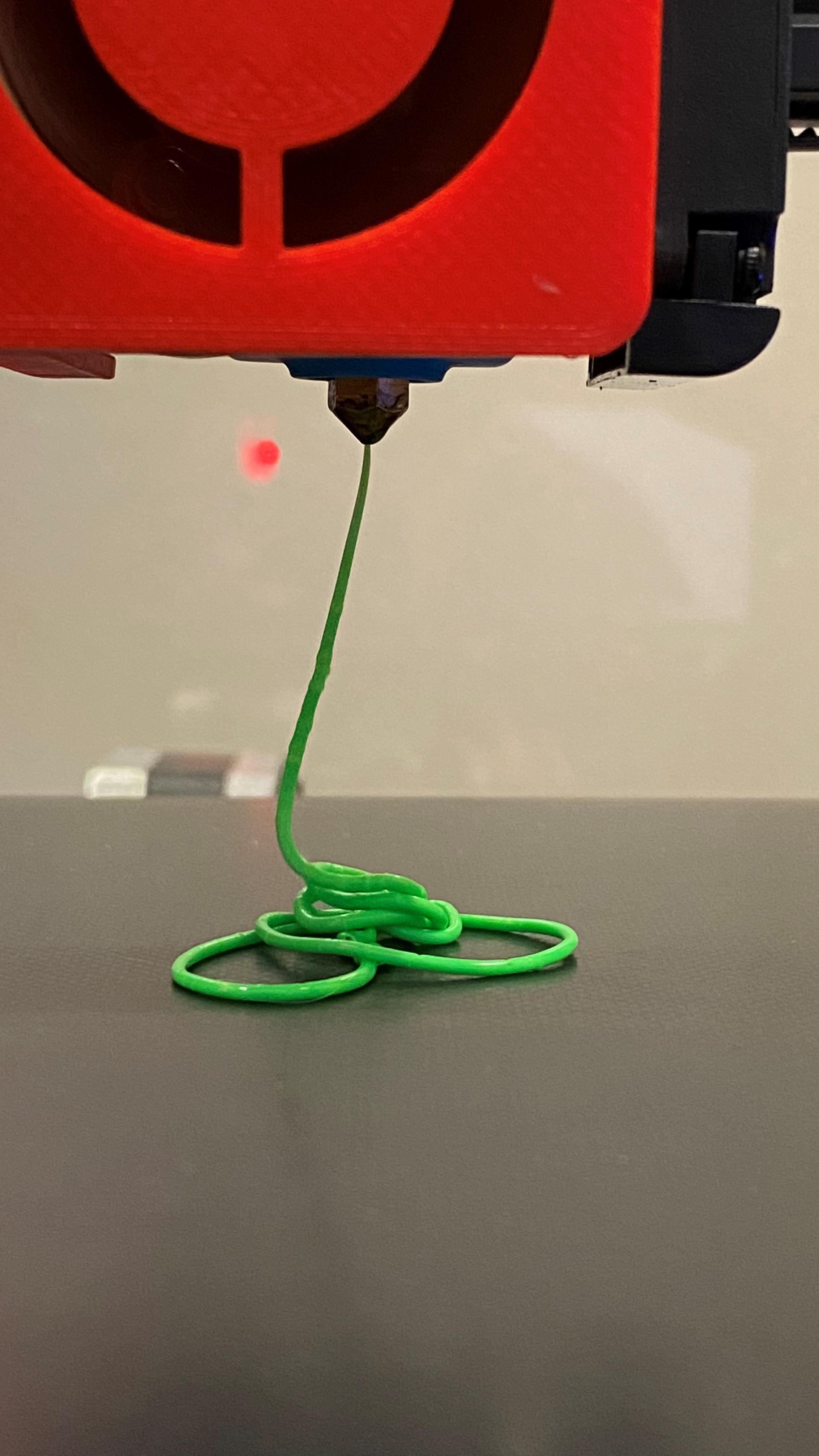 Inland Silk Green PLA taking a lot of force to extrude out of ender 3