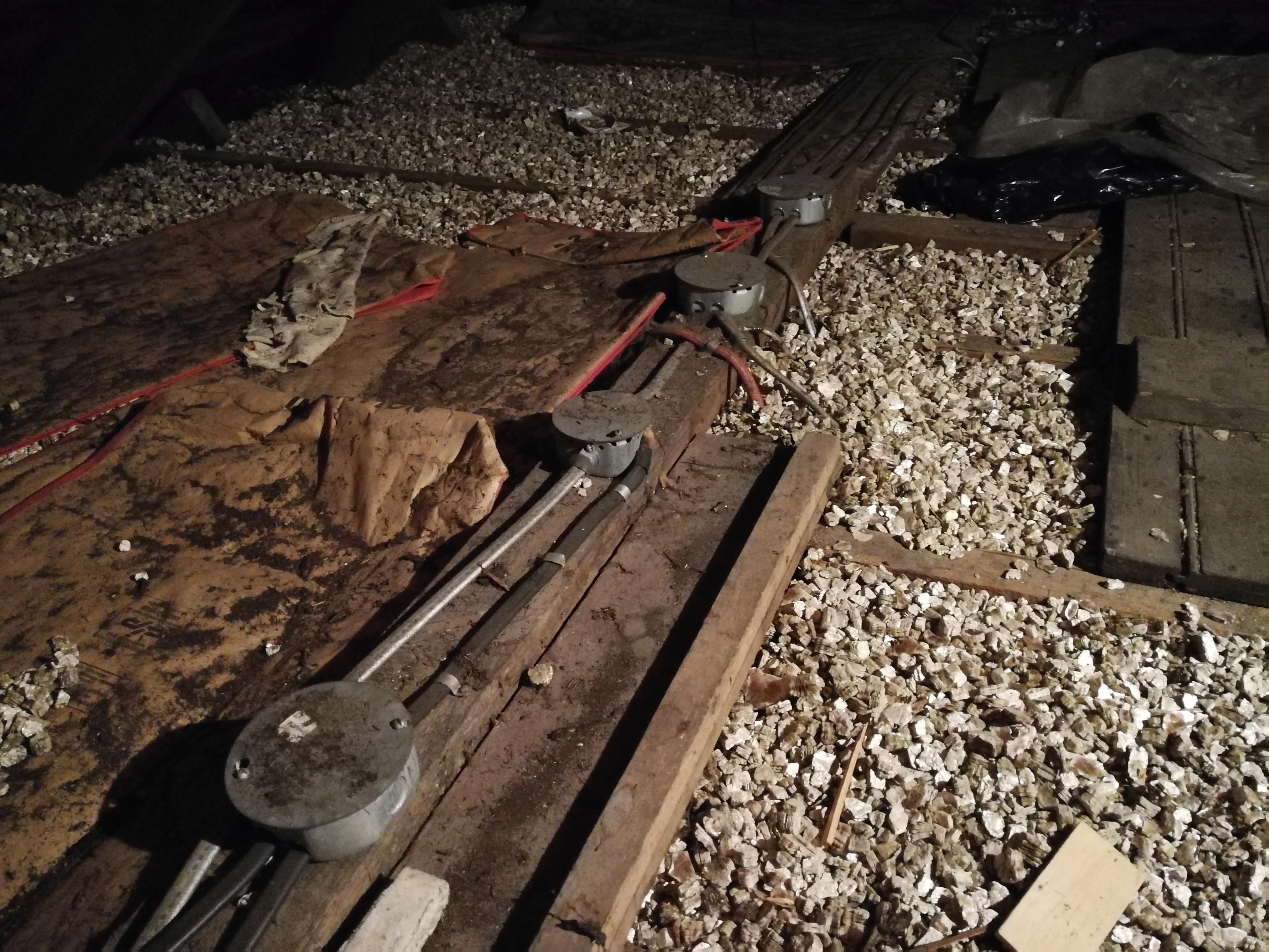 The problem with living in an old house. Found this in the attic! r/electricians