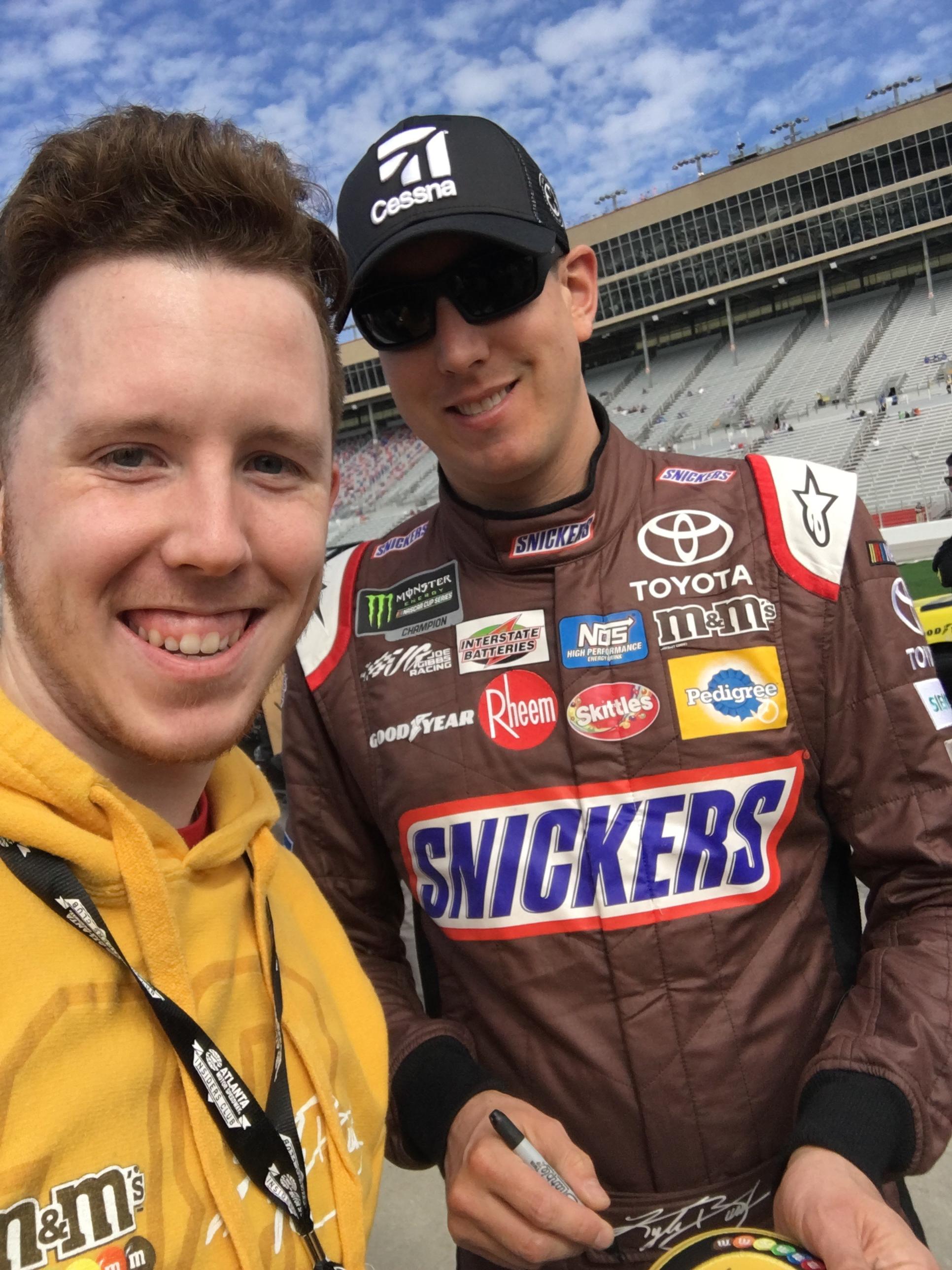 I know he’s not the most popular driver but I’ve been a fan of Kyle’s