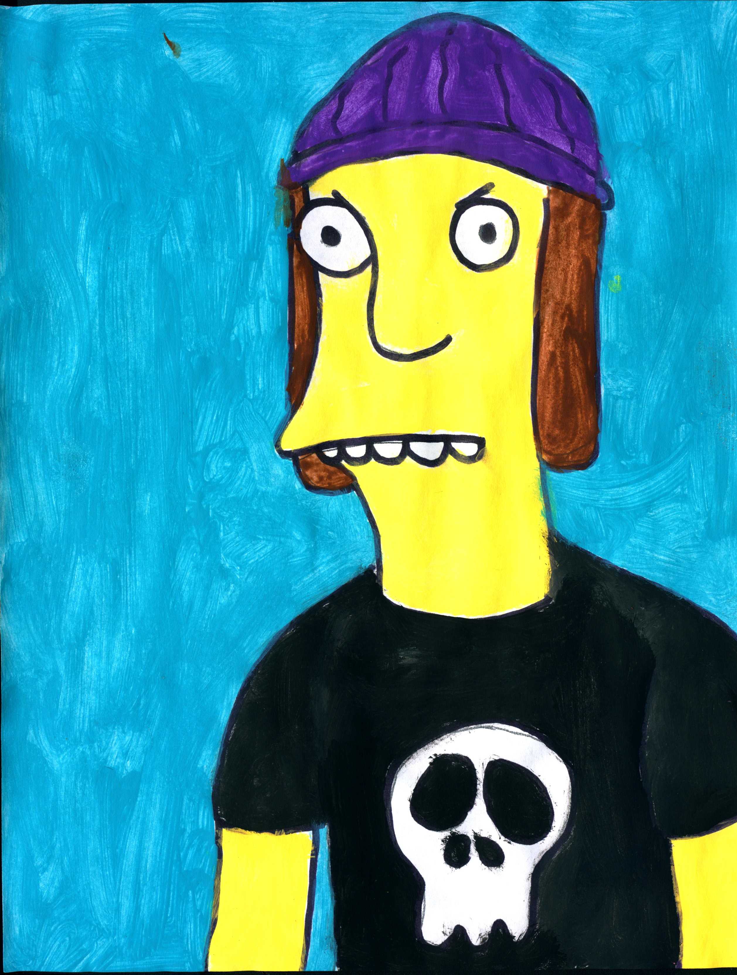 My Painting of Jimbo Jones r/TheSimpsons