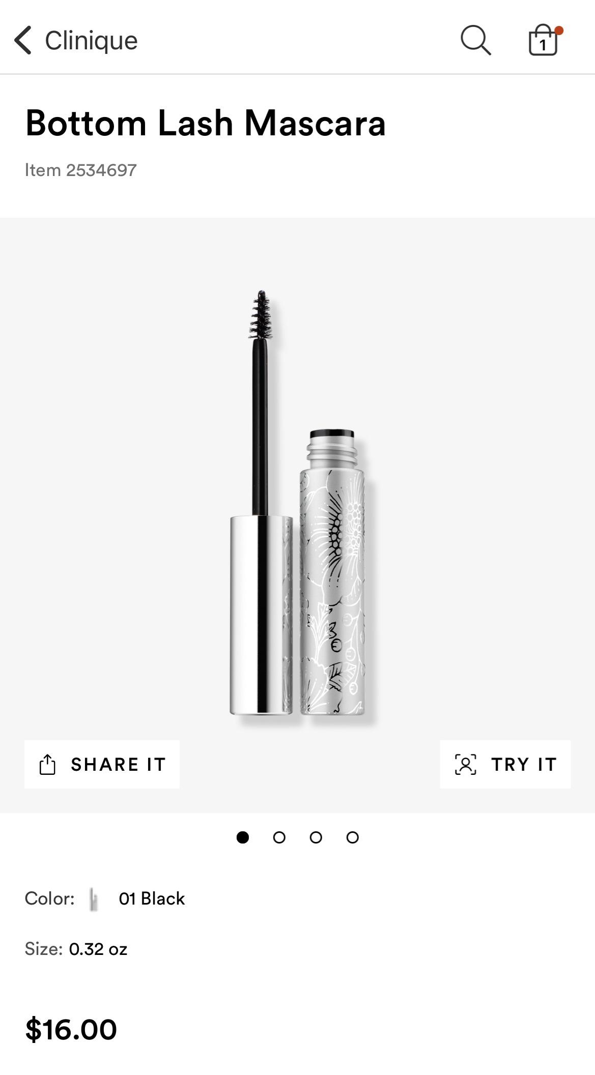 Dupe for Clinique’s bottom lash mascara? My holy grail! It used to be
