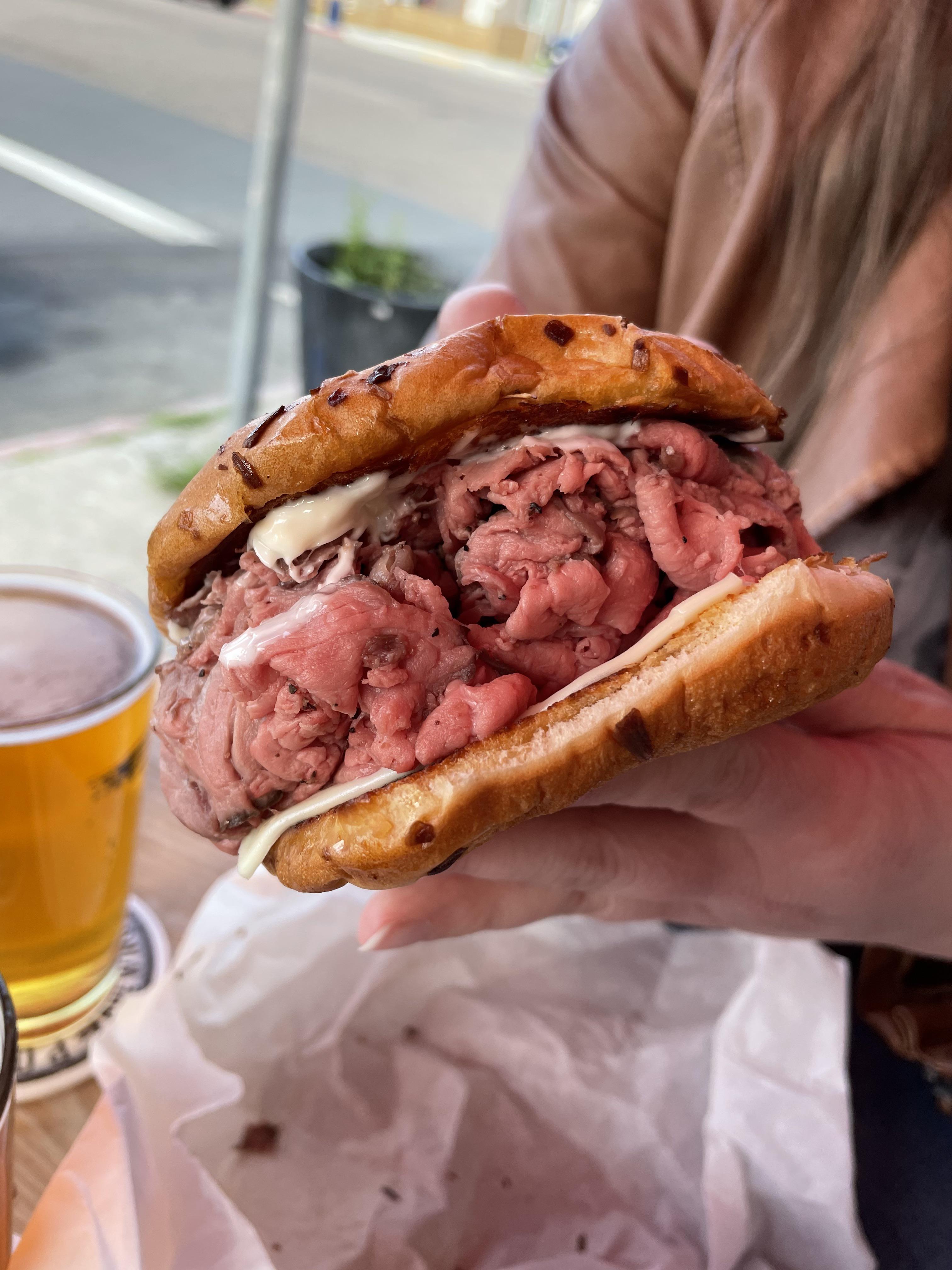 Checkin in from the west coast Big Jim’s Roast Beef in San Diego, CA r/Northshorebeef