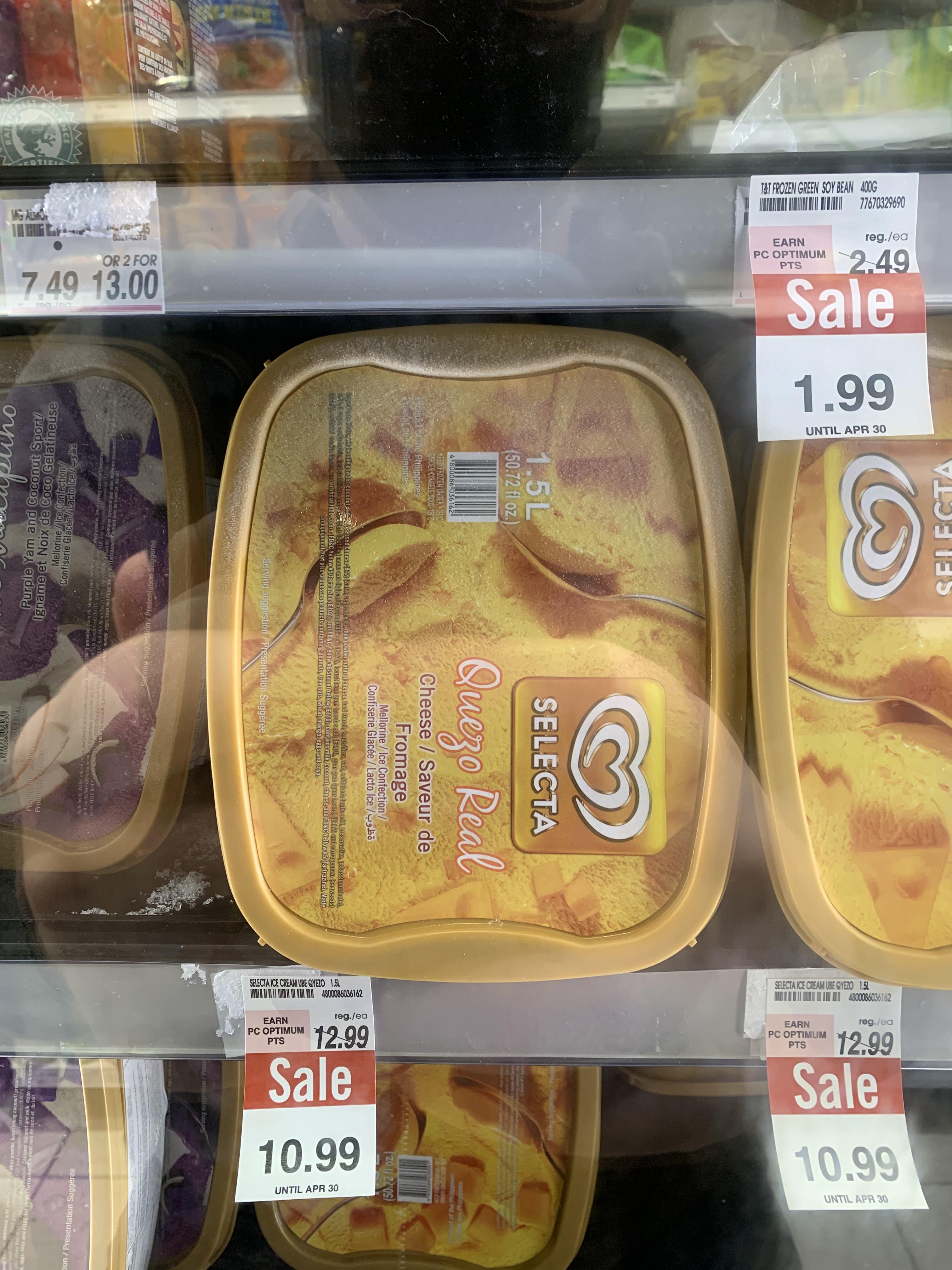 Cheese flavoured ice cream r/awfuleverything